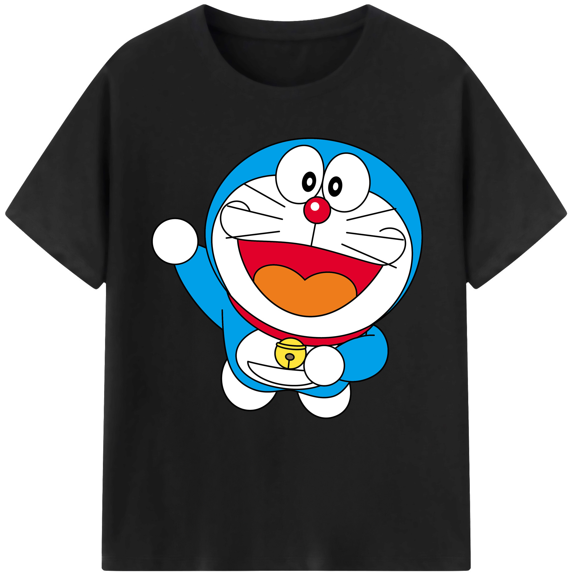 （画像用） ドラえもん Doraemon レディースカジュアルプリントTシャツ（綿100％）