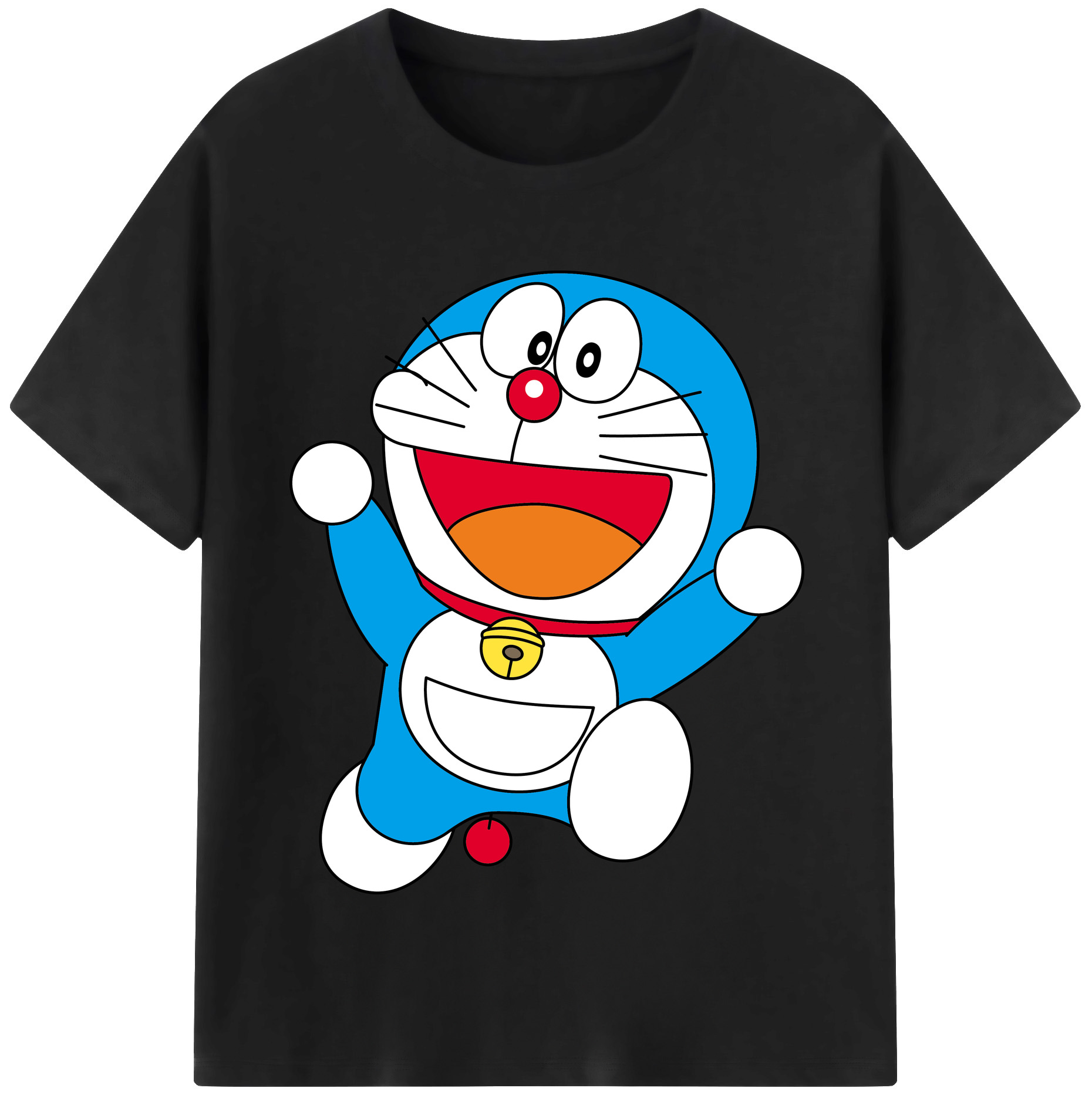 （画像用） ドラえもん Doraemon レディースカジュアルプリントTシャツ（綿100％）