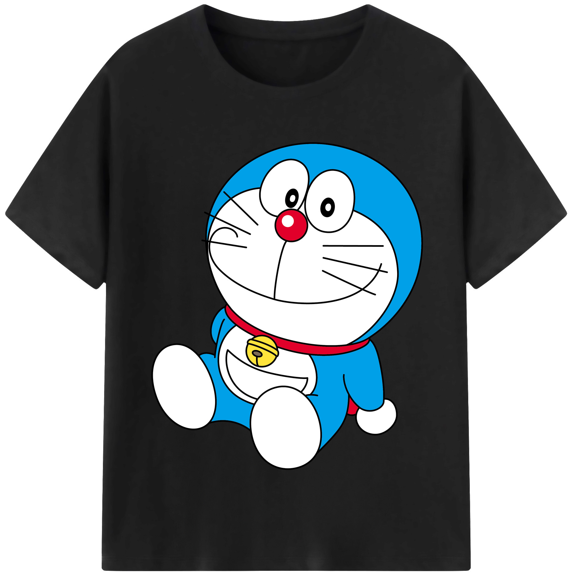 （画像用） ドラえもん Doraemon レディースカジュアルプリントTシャツ（綿100％）