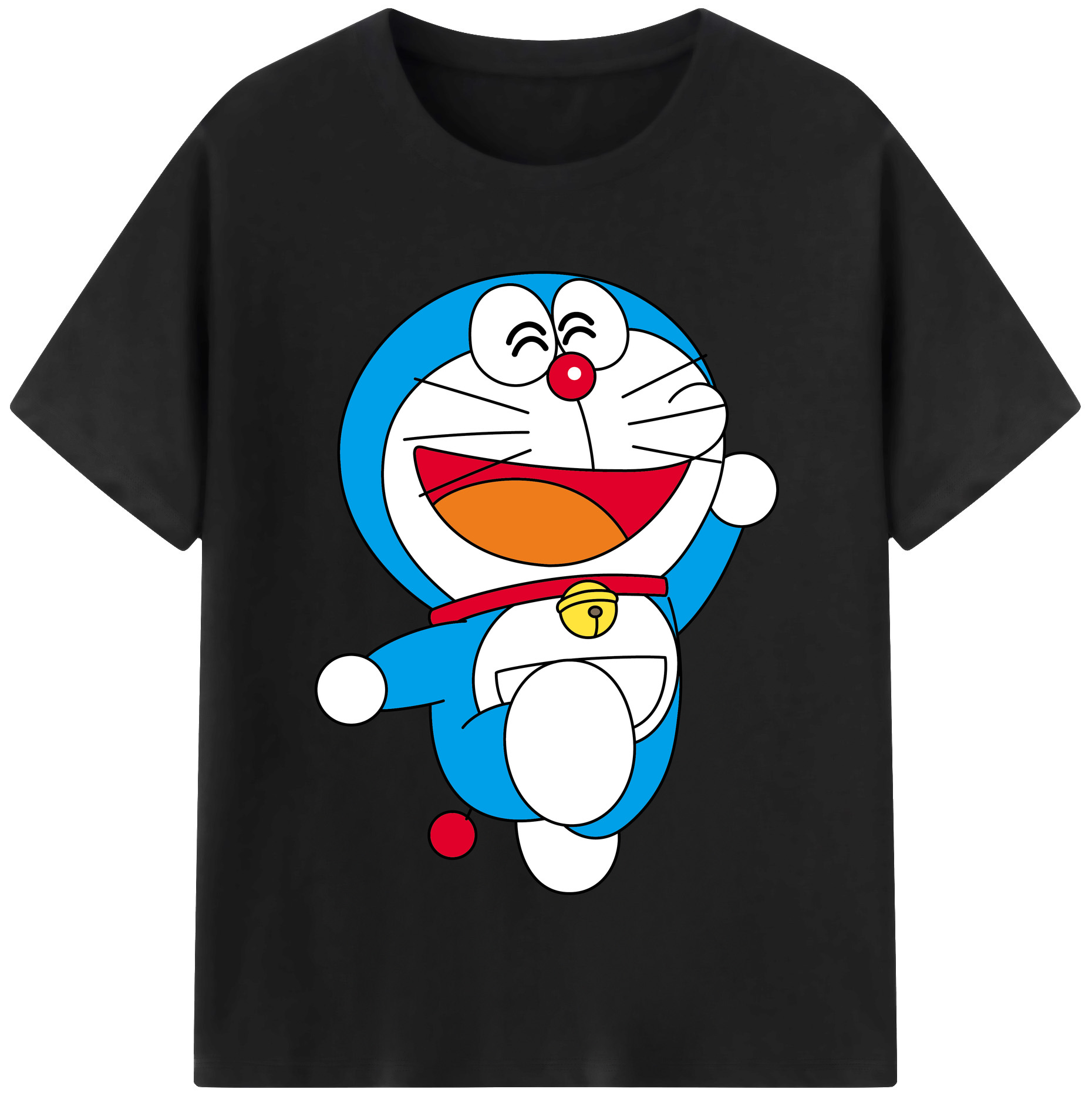 （画像用） ドラえもん Doraemon レディースカジュアルプリントTシャツ（綿100％）