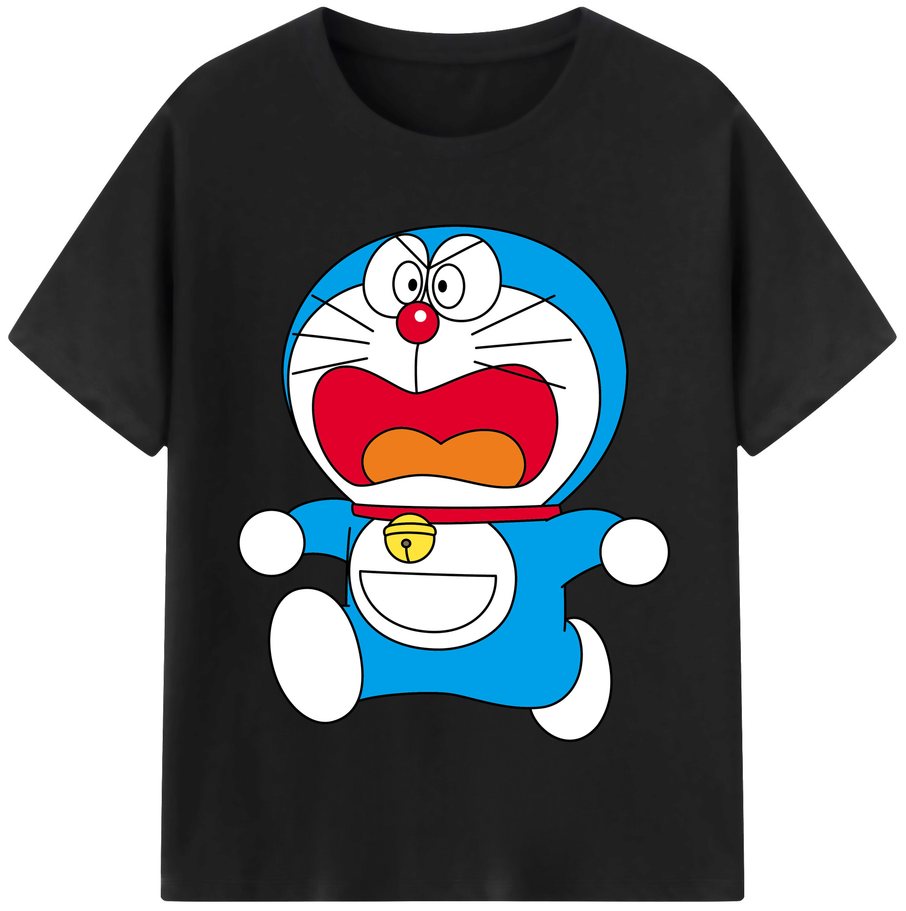 （画像用） ドラえもん Doraemon レディースカジュアルプリントTシャツ（綿100％）