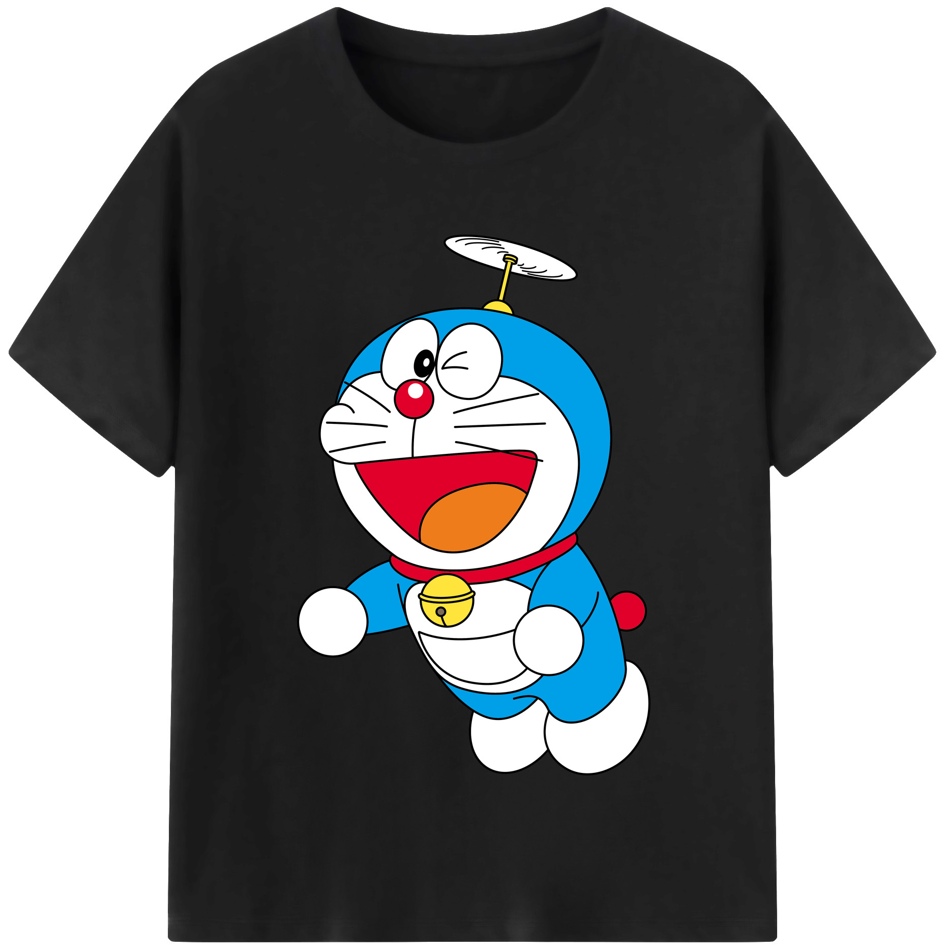 （画像用） ドラえもん Doraemon レディースカジュアルプリントTシャツ（綿100％）