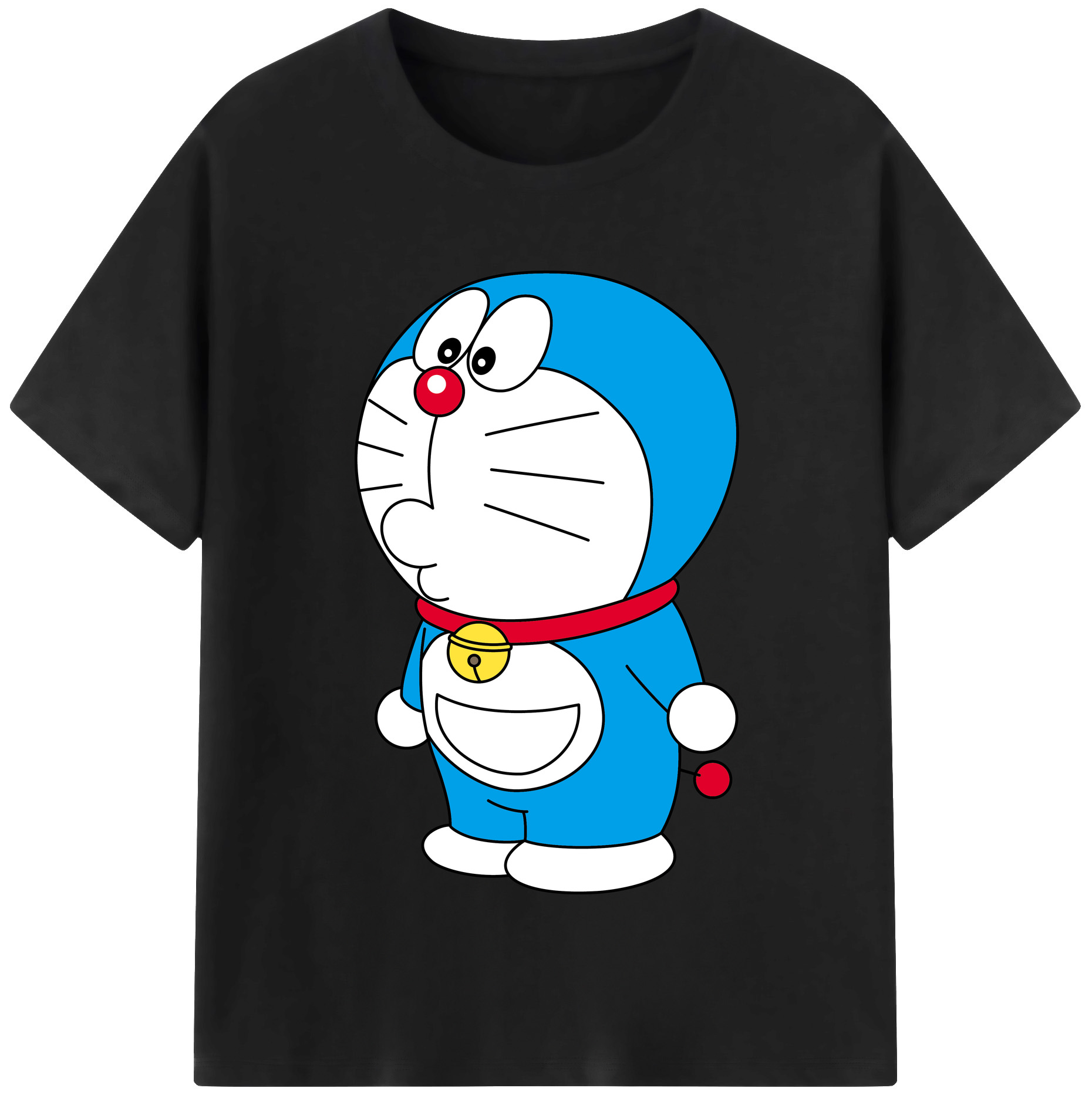 （画像用） ドラえもん Doraemon レディースカジュアルプリントTシャツ（綿100％）