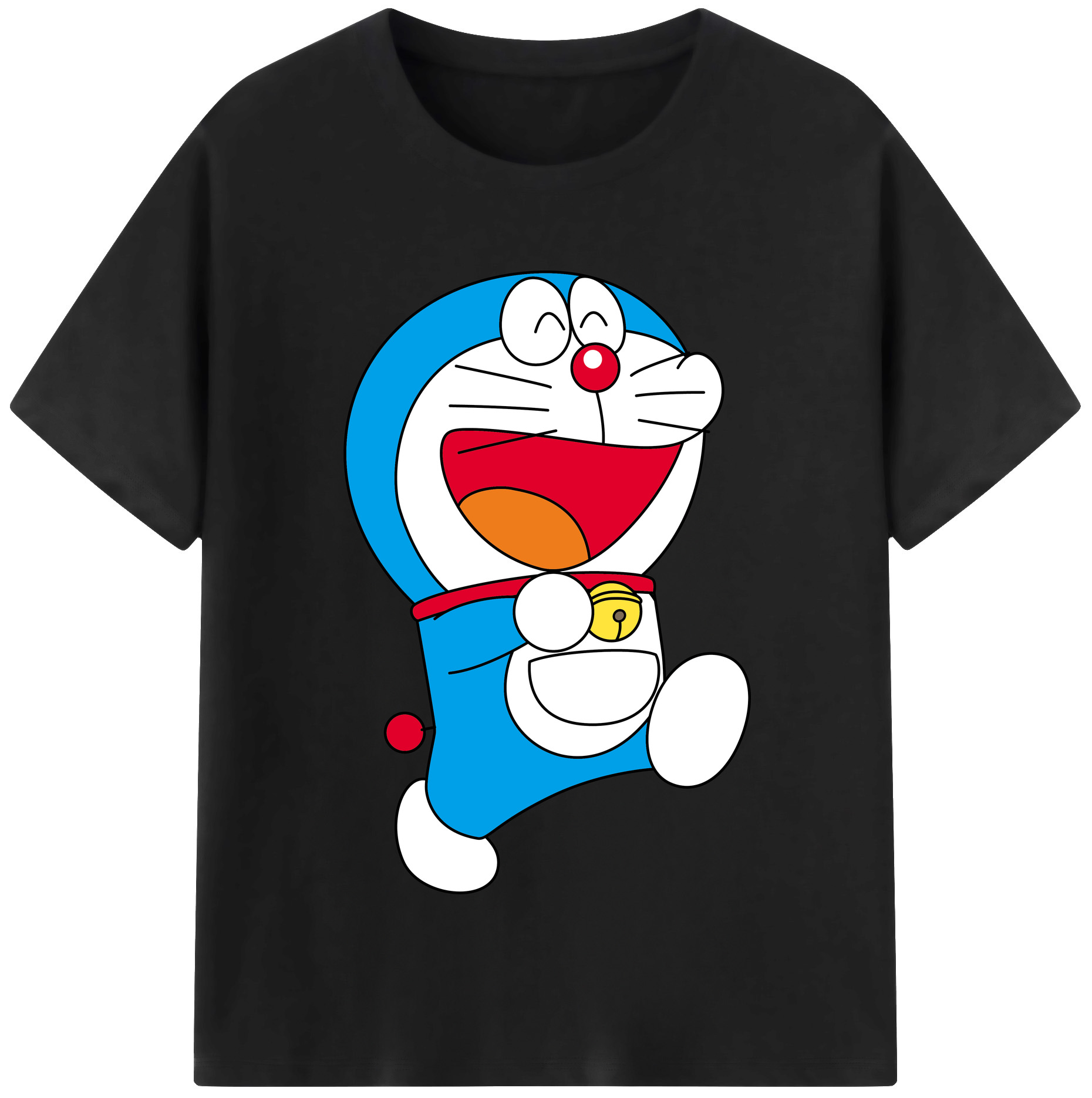 （画像用） ドラえもん Doraemon レディースカジュアルプリントTシャツ（綿100％）