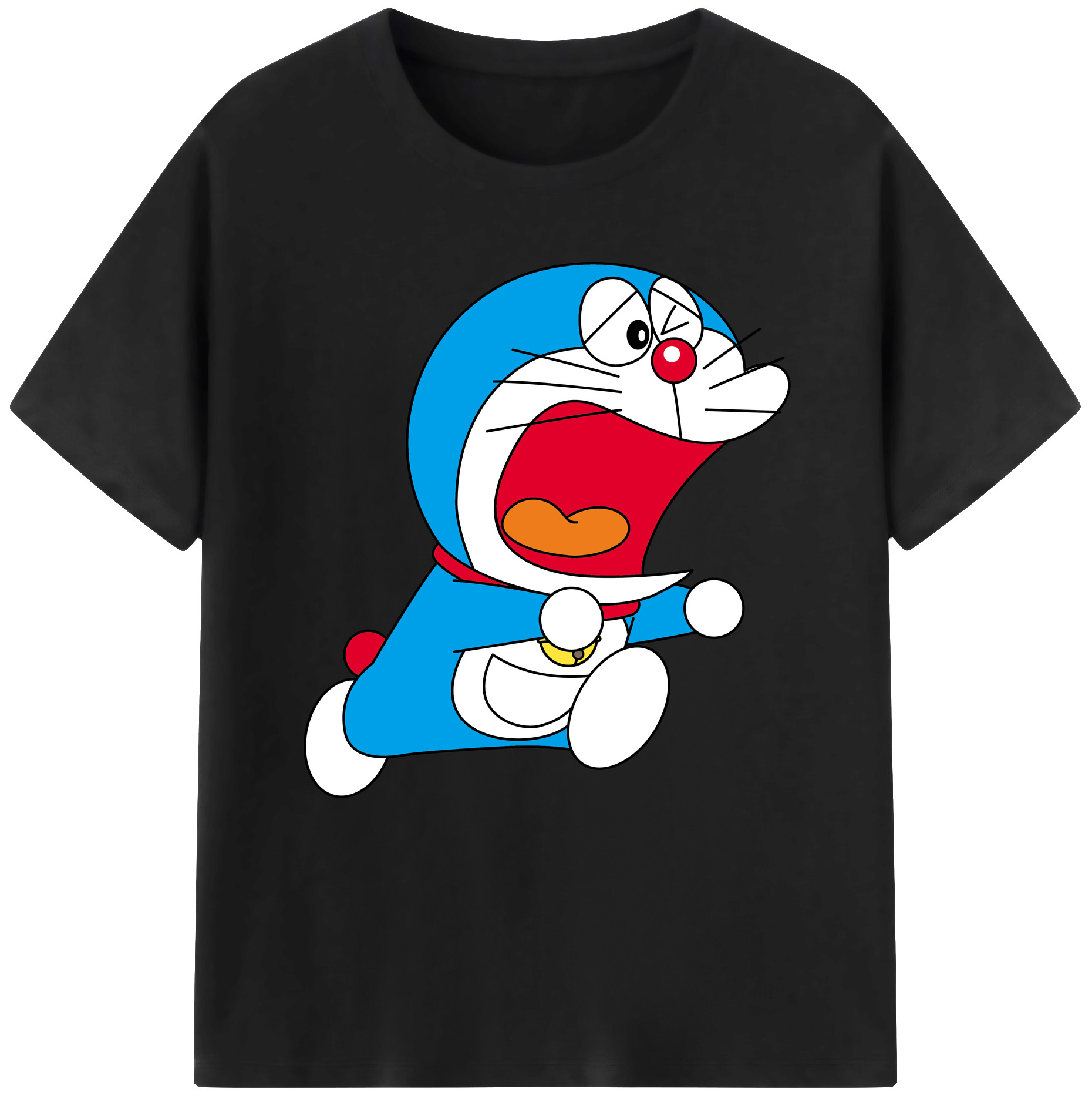 （画像用） ドラえもん Doraemon レディースカジュアルプリントTシャツ（綿100％）