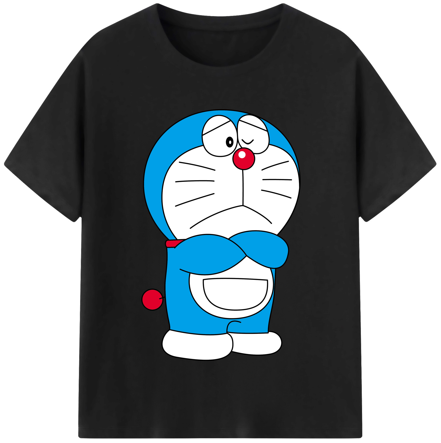 （画像用） ドラえもん Doraemon レディースカジュアルプリントTシャツ（綿100％）