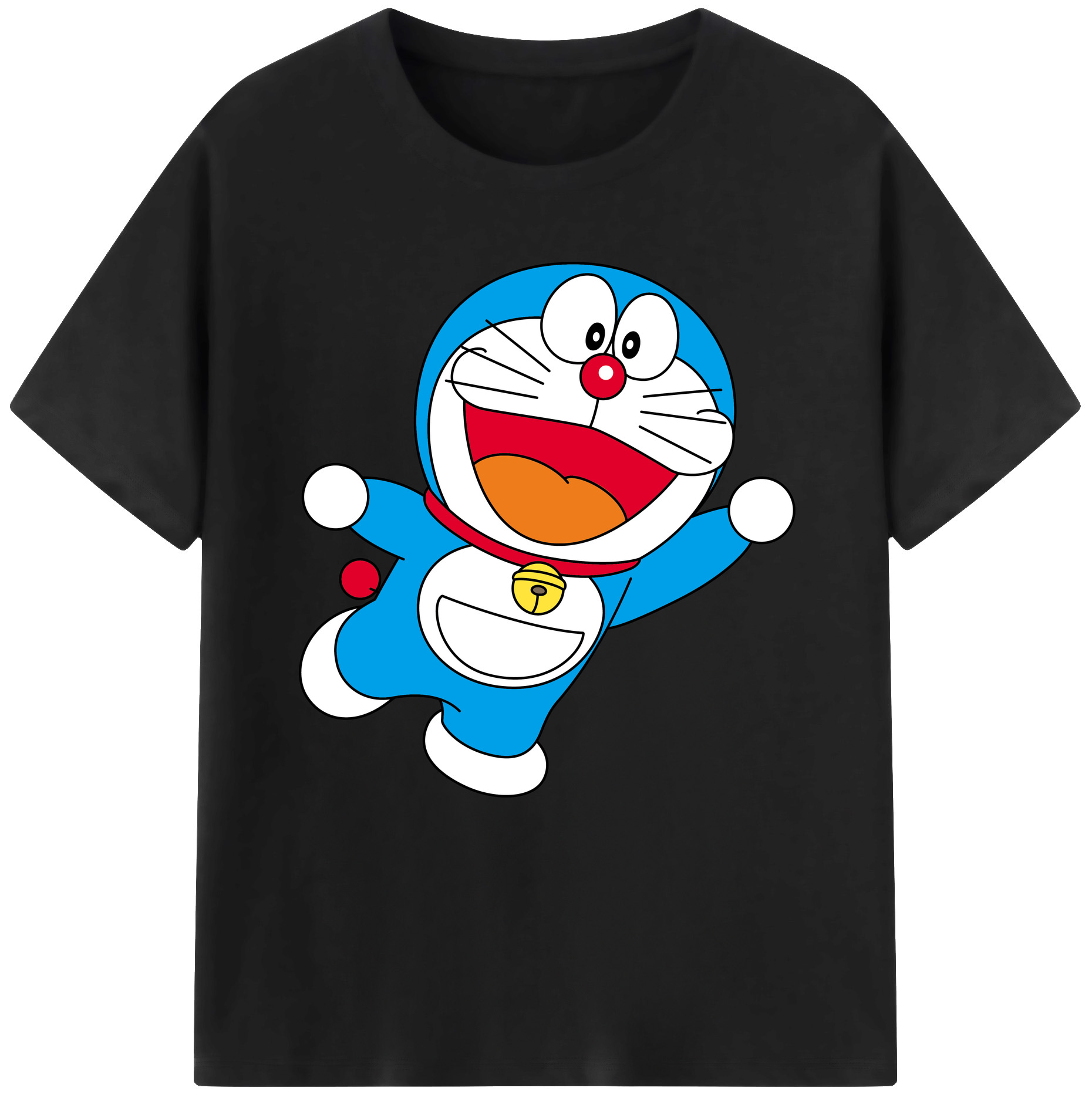 （画像用） ドラえもん Doraemon レディースカジュアルプリントTシャツ（綿100％）