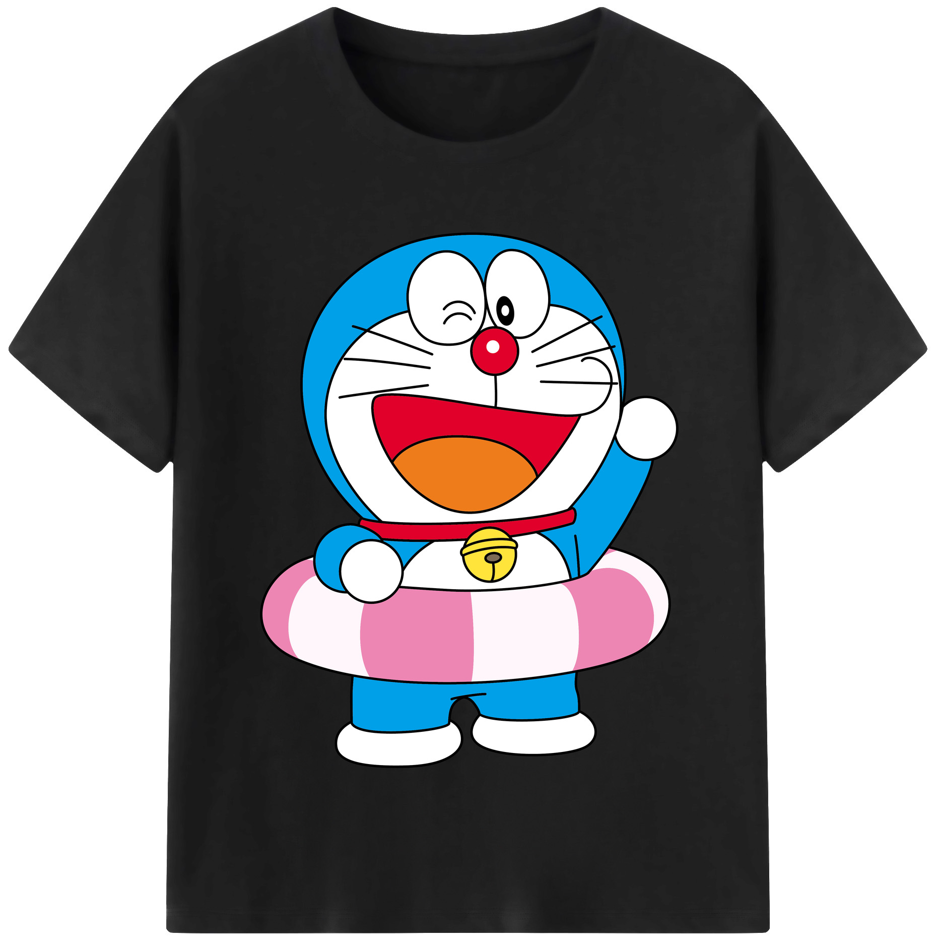 （画像用） ドラえもん Doraemon レディースカジュアルプリントTシャツ（綿100％）
