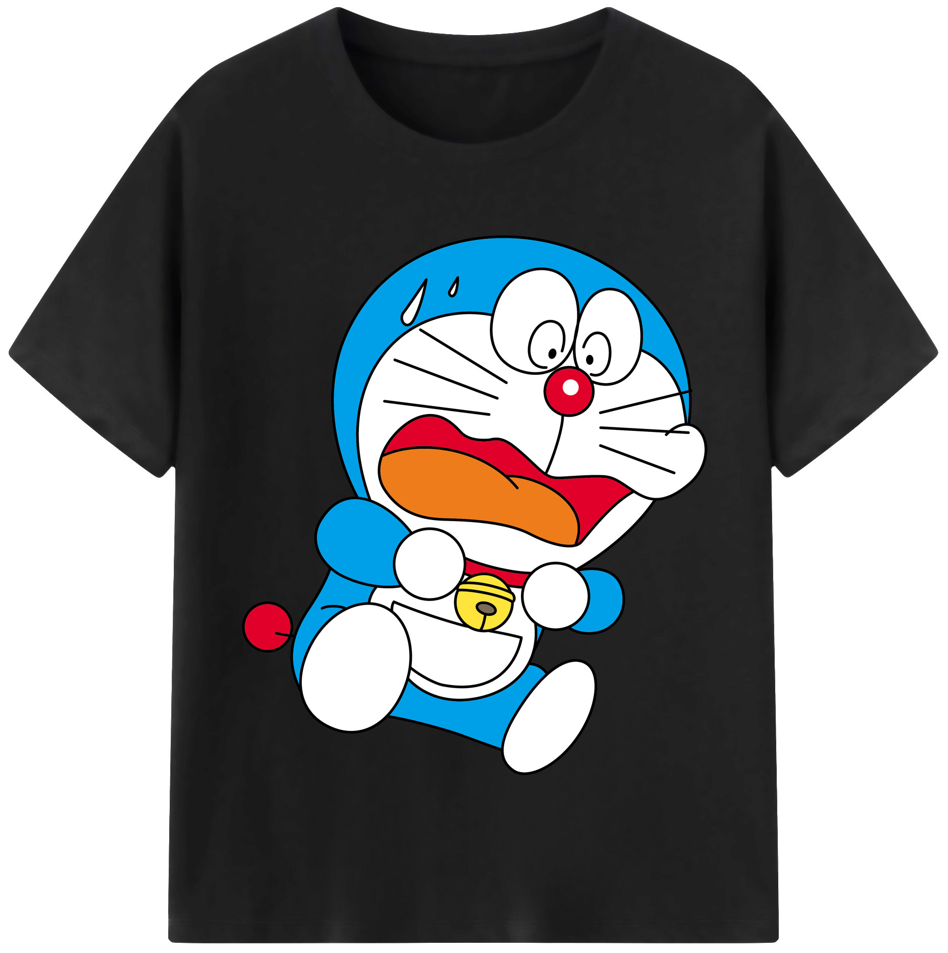 （画像用） ドラえもん Doraemon レディースカジュアルプリントTシャツ（綿100％）