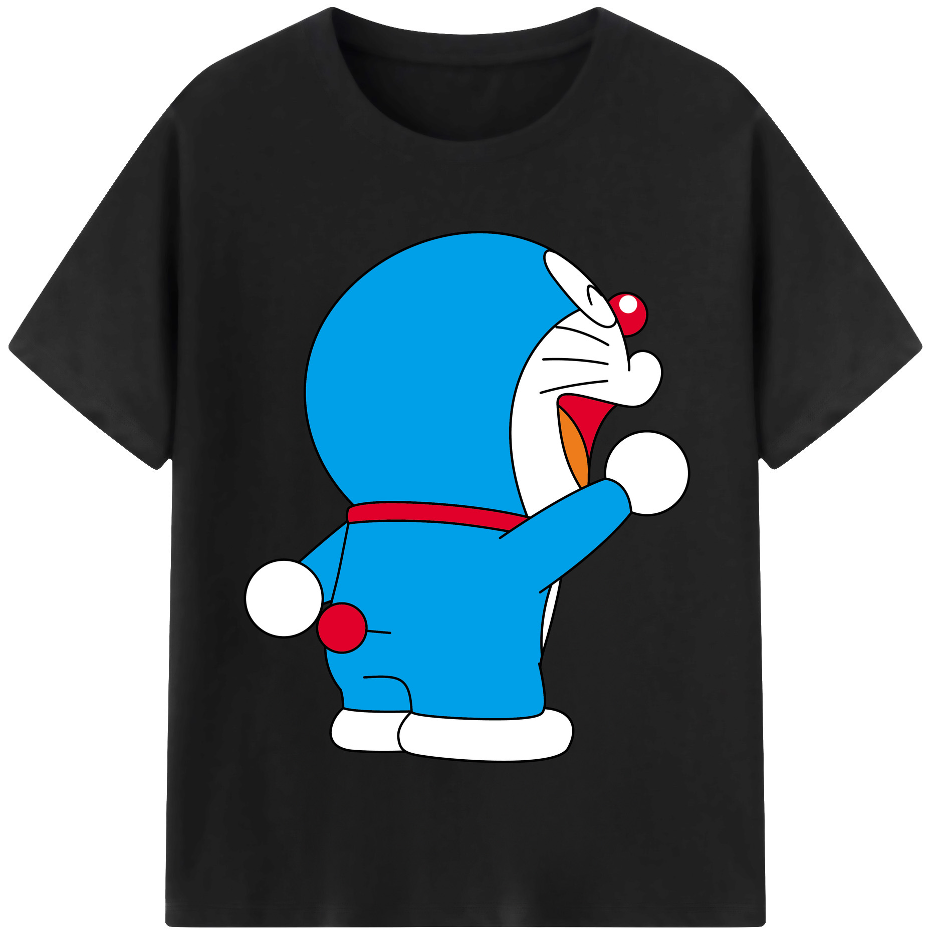 （画像用） ドラえもん Doraemon レディースカジュアルプリントTシャツ（綿100％）