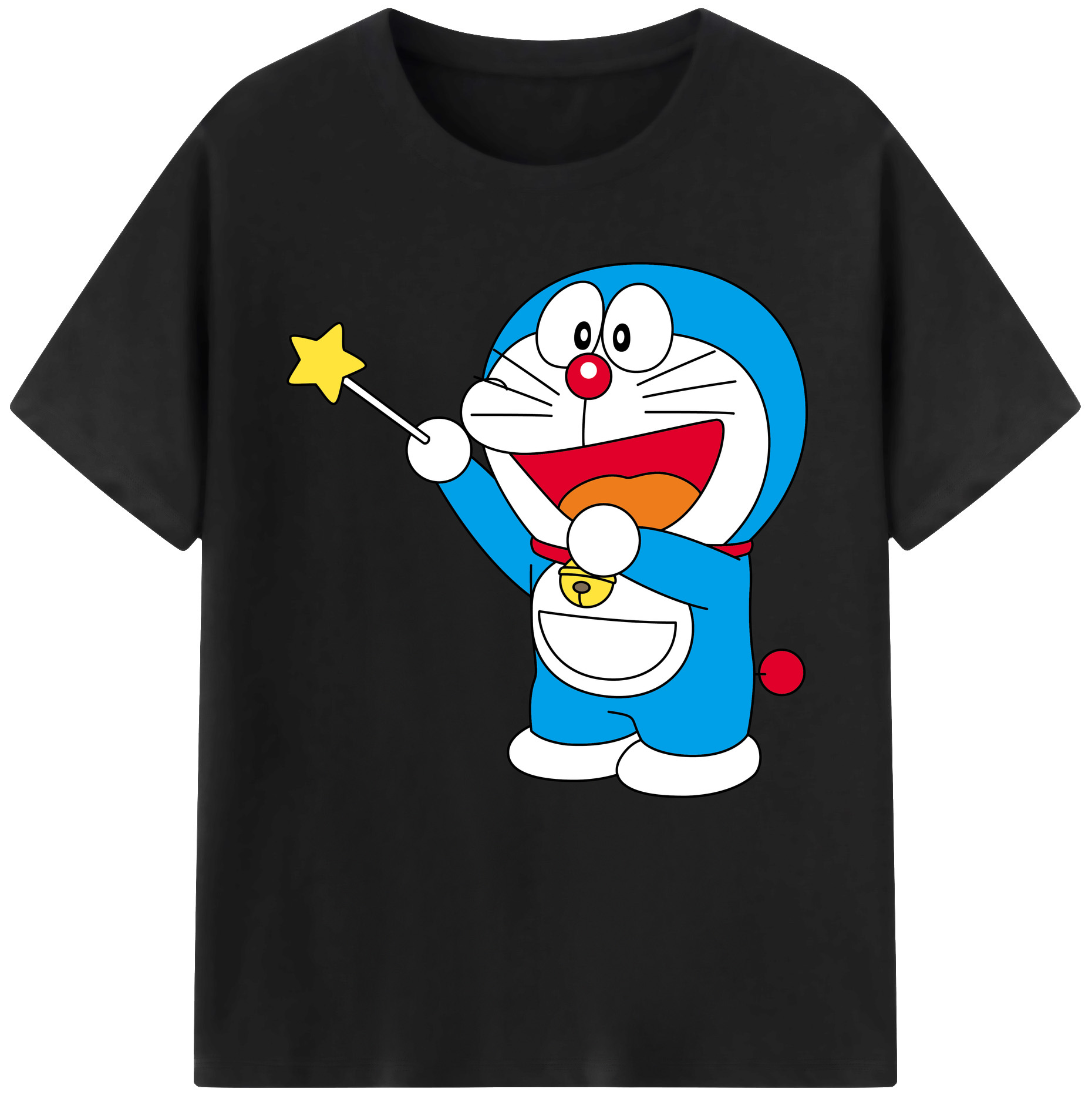 （画像用） ドラえもん Doraemon レディースカジュアルプリントTシャツ（綿100％）