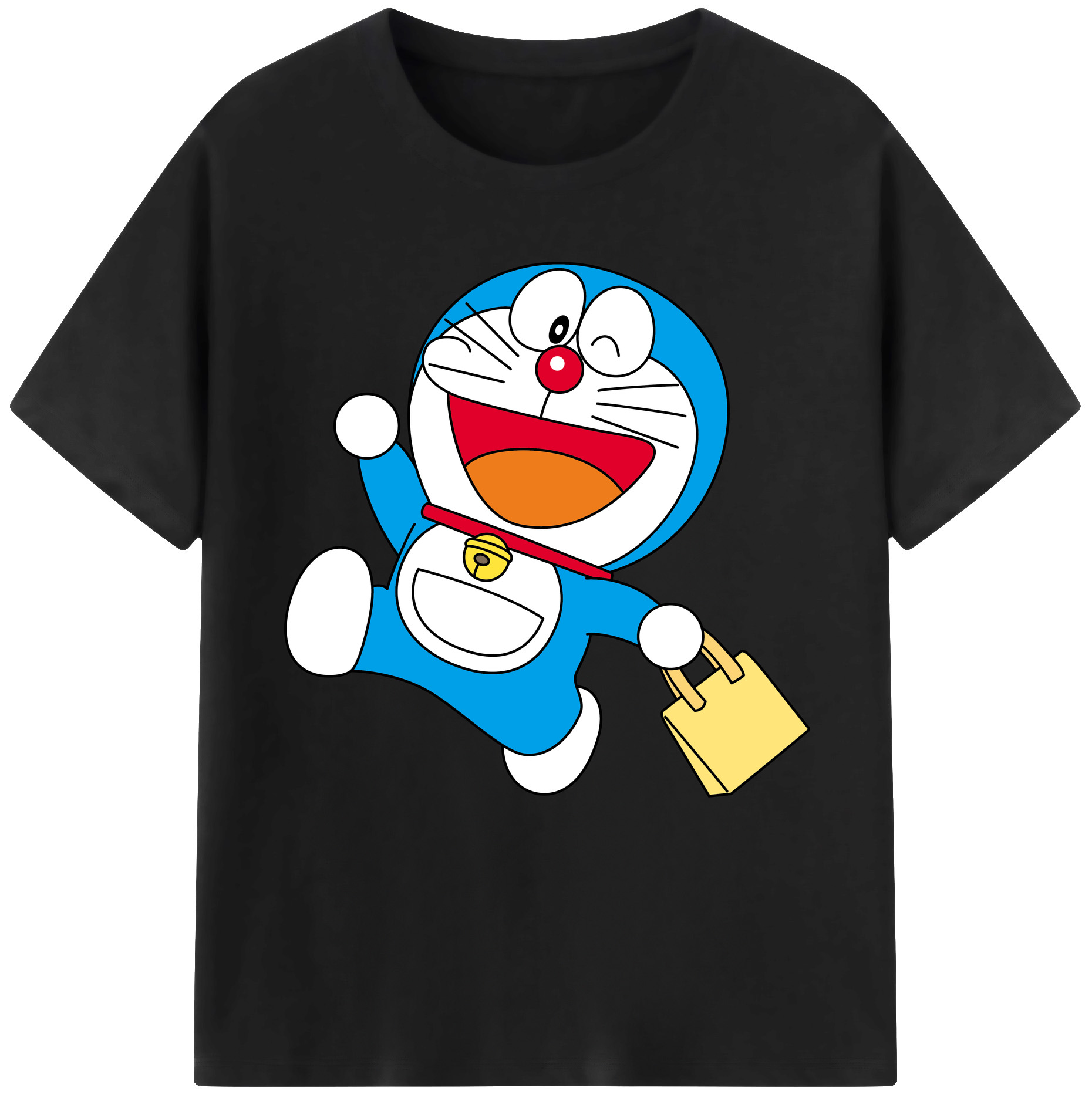 （画像用） ドラえもん Doraemon レディースカジュアルプリントTシャツ（綿100％）