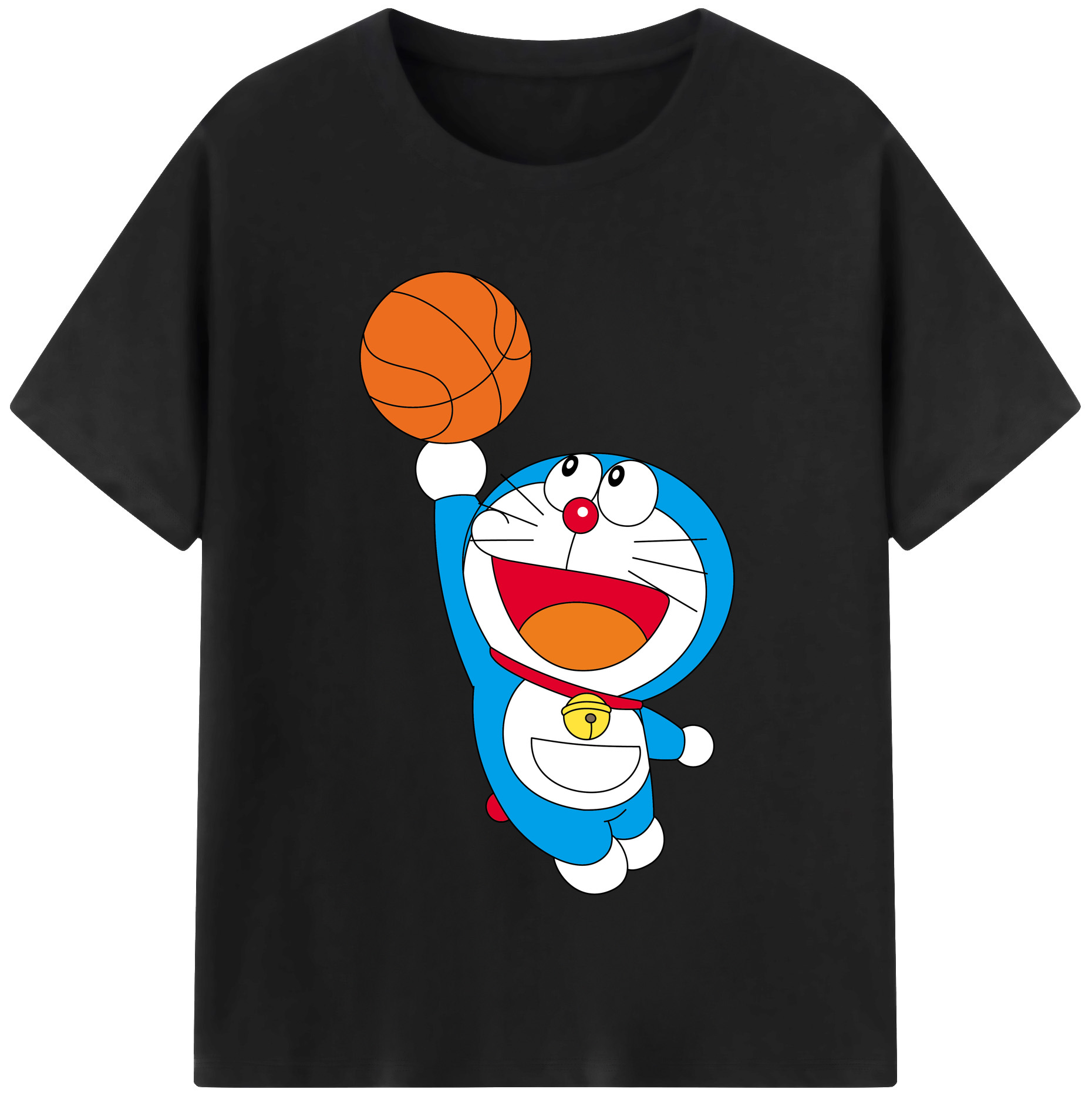 （画像用） ドラえもん Doraemon レディースカジュアルプリントTシャツ（綿100％）