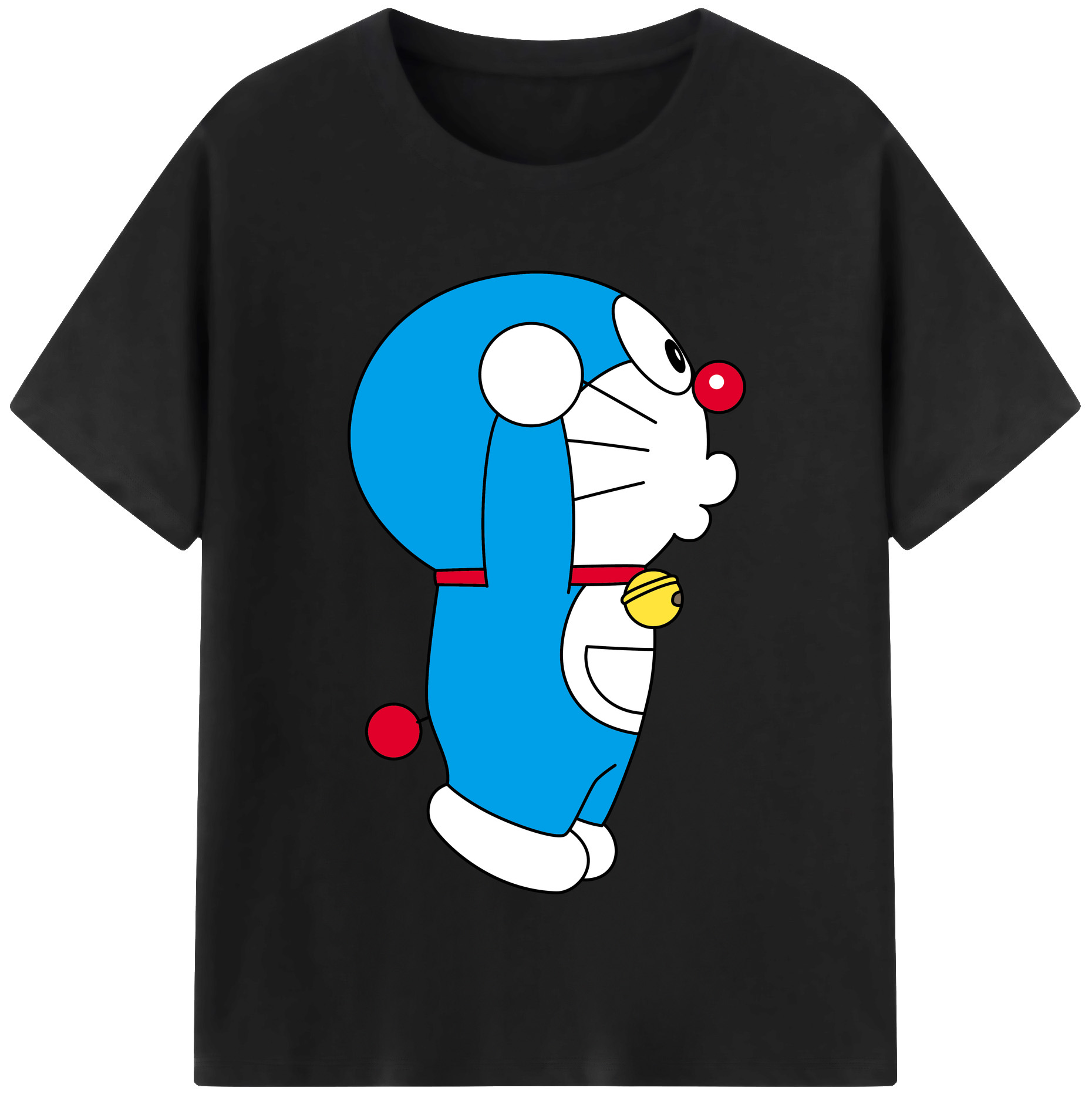 （画像用） ドラえもん Doraemon レディースカジュアルプリントTシャツ（綿100％）