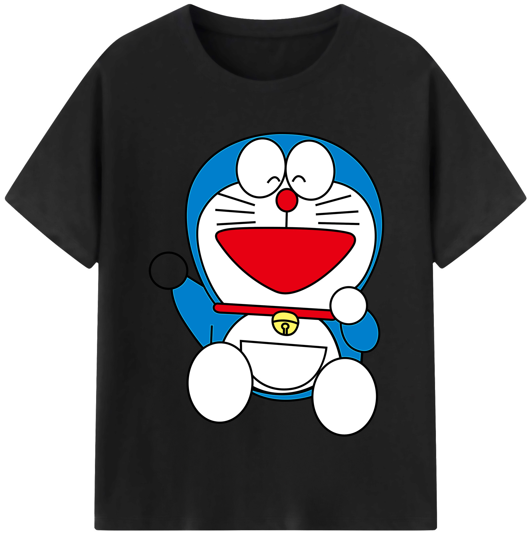 （画像用） ドラえもん Doraemon レディースカジュアルプリントTシャツ（綿100％）