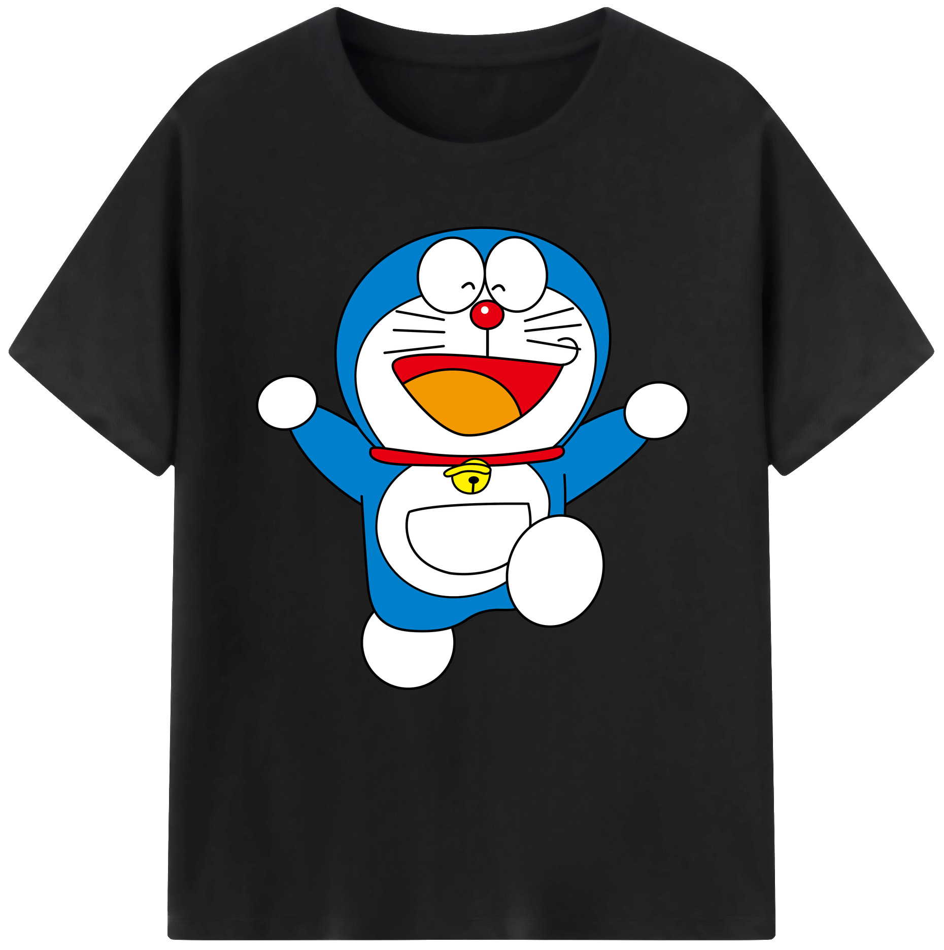 （画像用） ドラえもん Doraemon レディースカジュアルプリントTシャツ（綿100％）