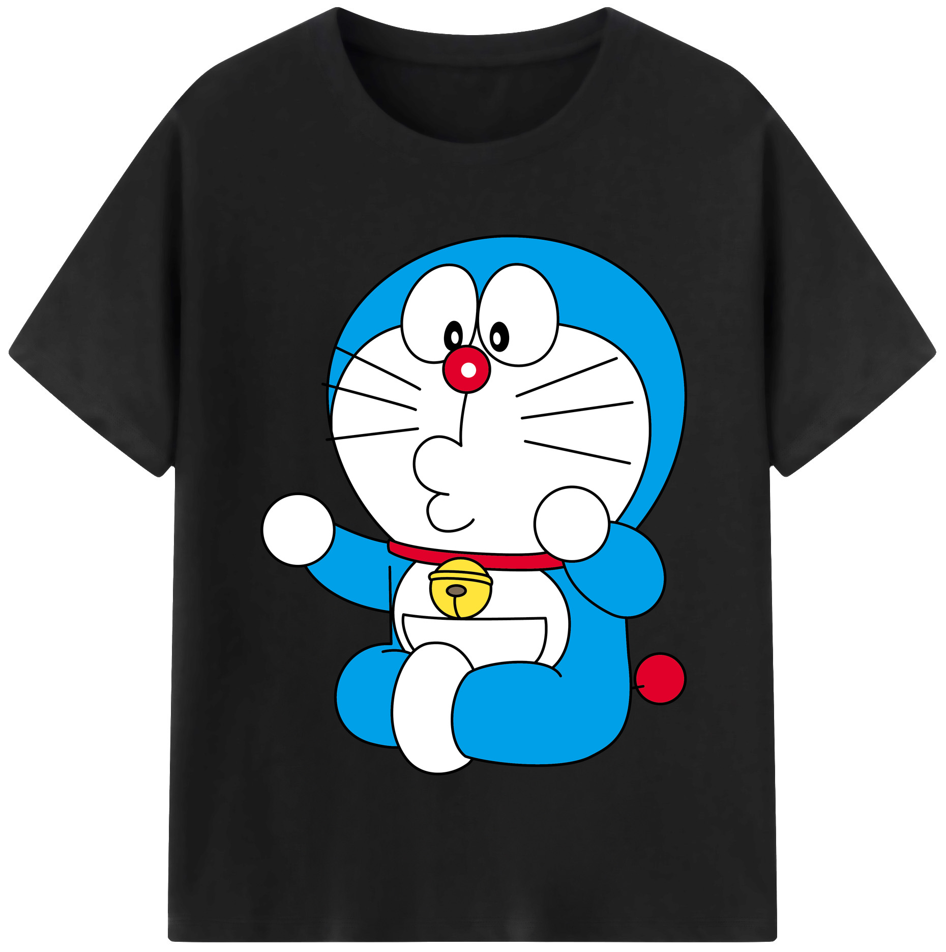 （画像用） ドラえもん Doraemon レディースカジュアルプリントTシャツ（綿100％）