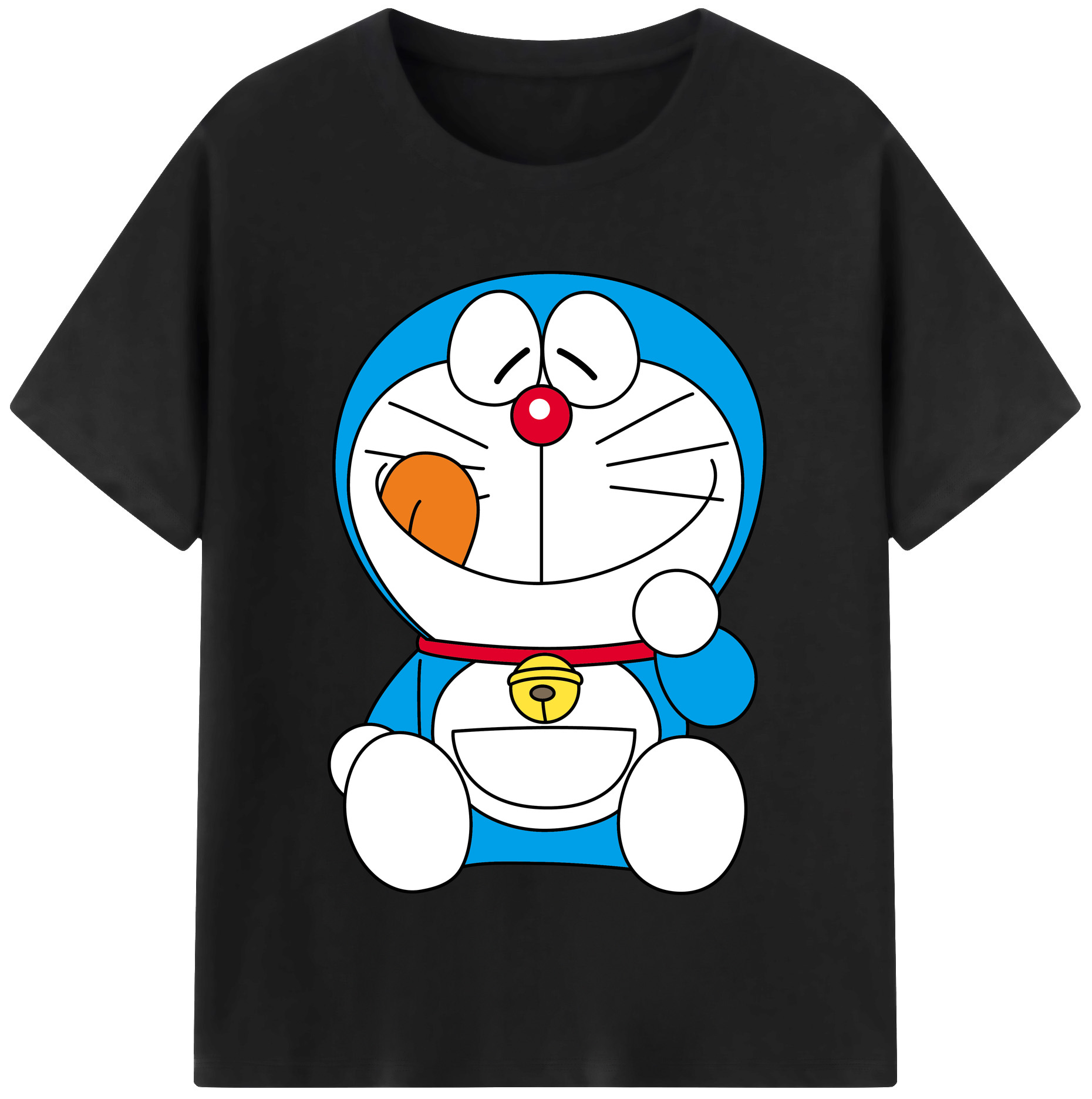 （画像用） ドラえもん Doraemon レディースカジュアルプリントTシャツ（綿100％）