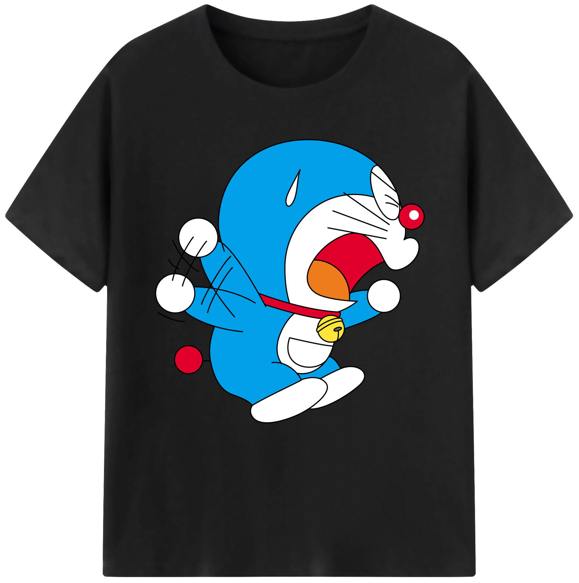 （画像用） ドラえもん Doraemon レディースカジュアルプリントTシャツ（綿100％）