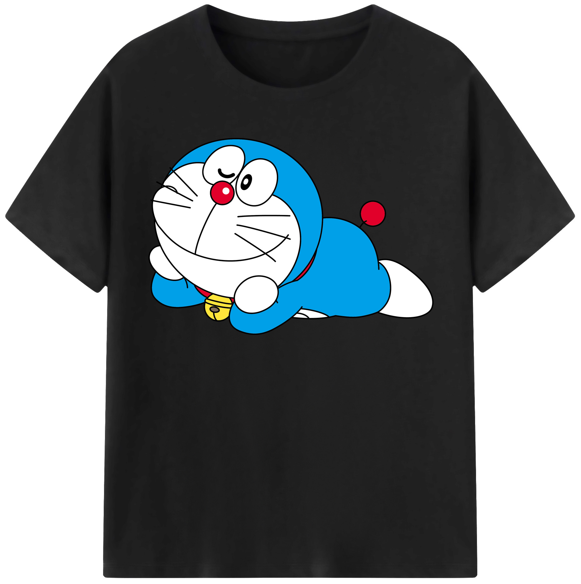 （画像用） ドラえもん Doraemon レディースカジュアルプリントTシャツ（綿100％）