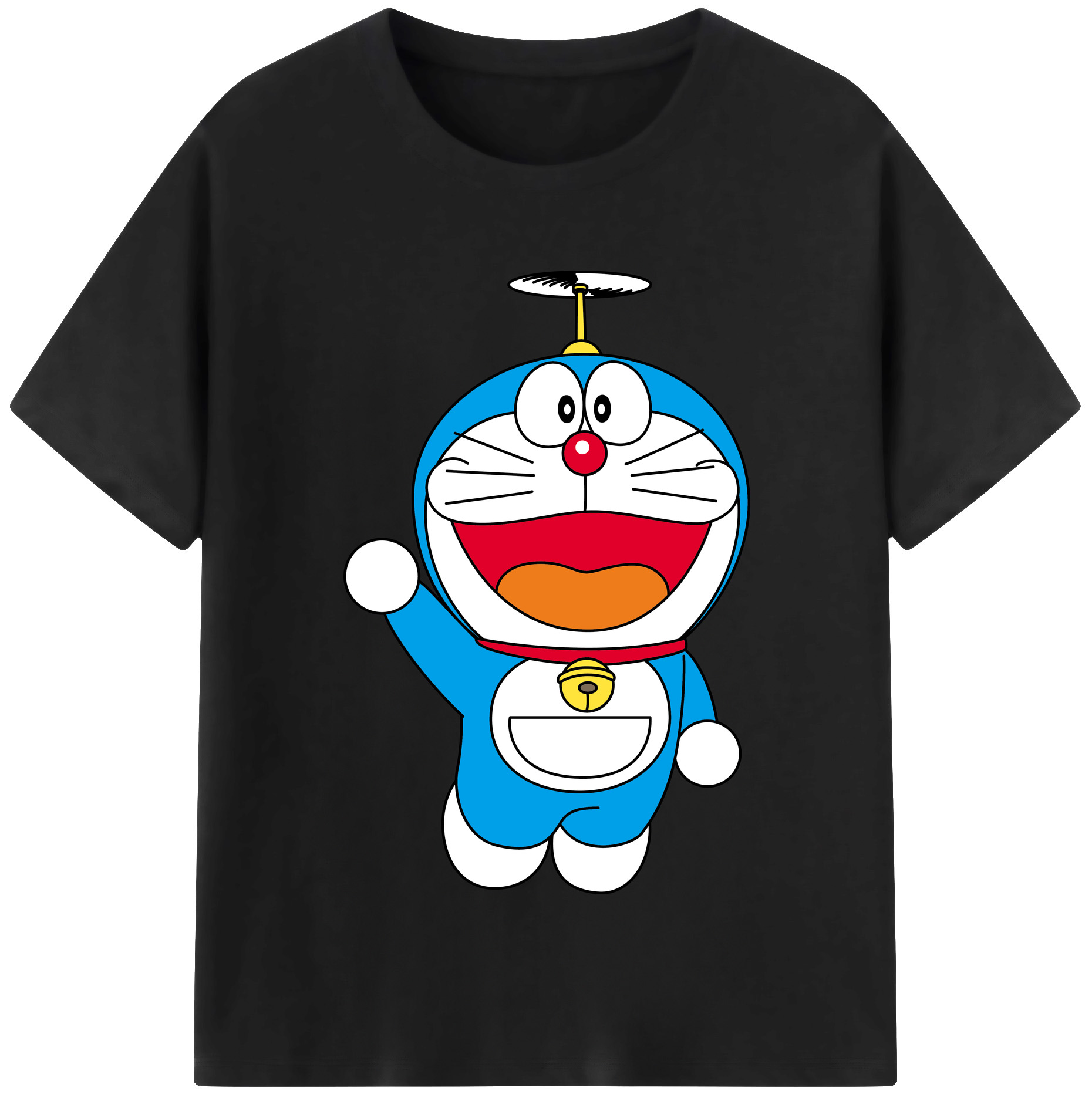 （画像用） ドラえもん Doraemon レディースカジュアルプリントTシャツ（綿100％）