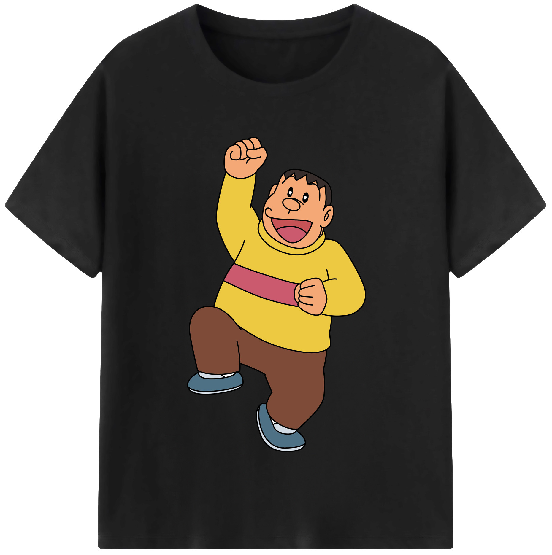 （画像用） ドラえもん 剛田武 Doraemon Gouta Takeshi レディースカジュアルプリントTシャツ（綿100％）