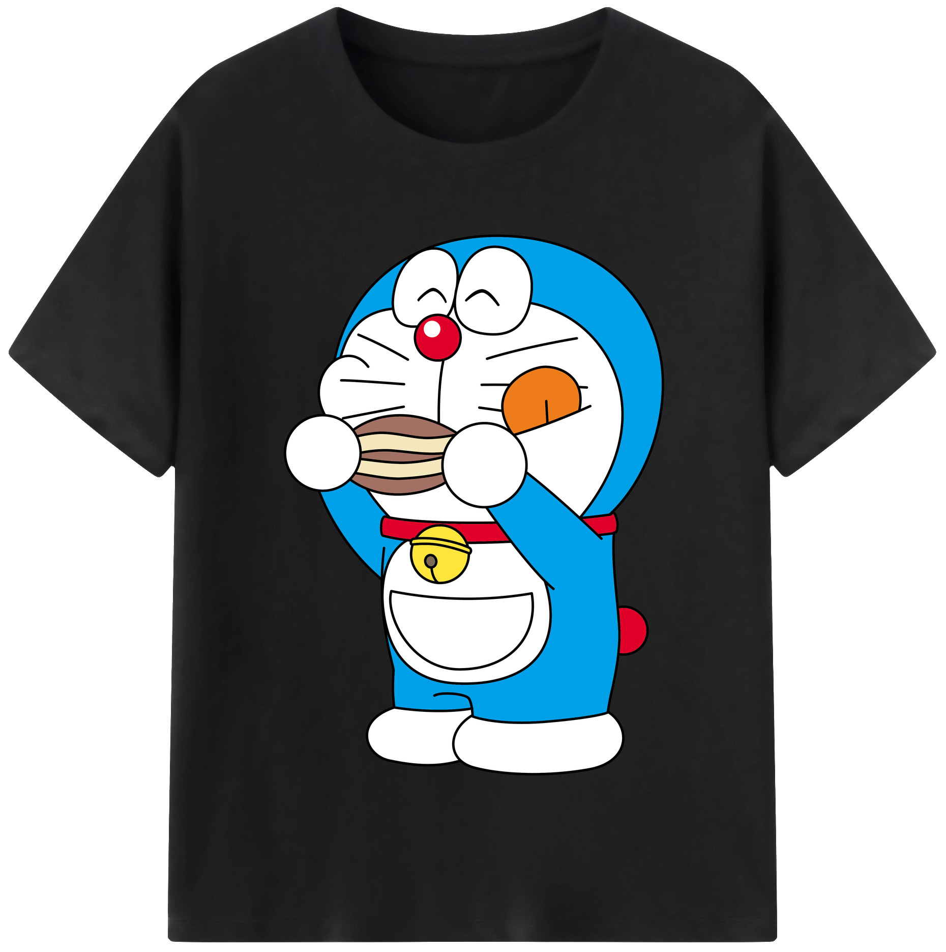 （画像用） ドラえもん Doraemon レディースカジュアルプリントTシャツ（綿100％）
