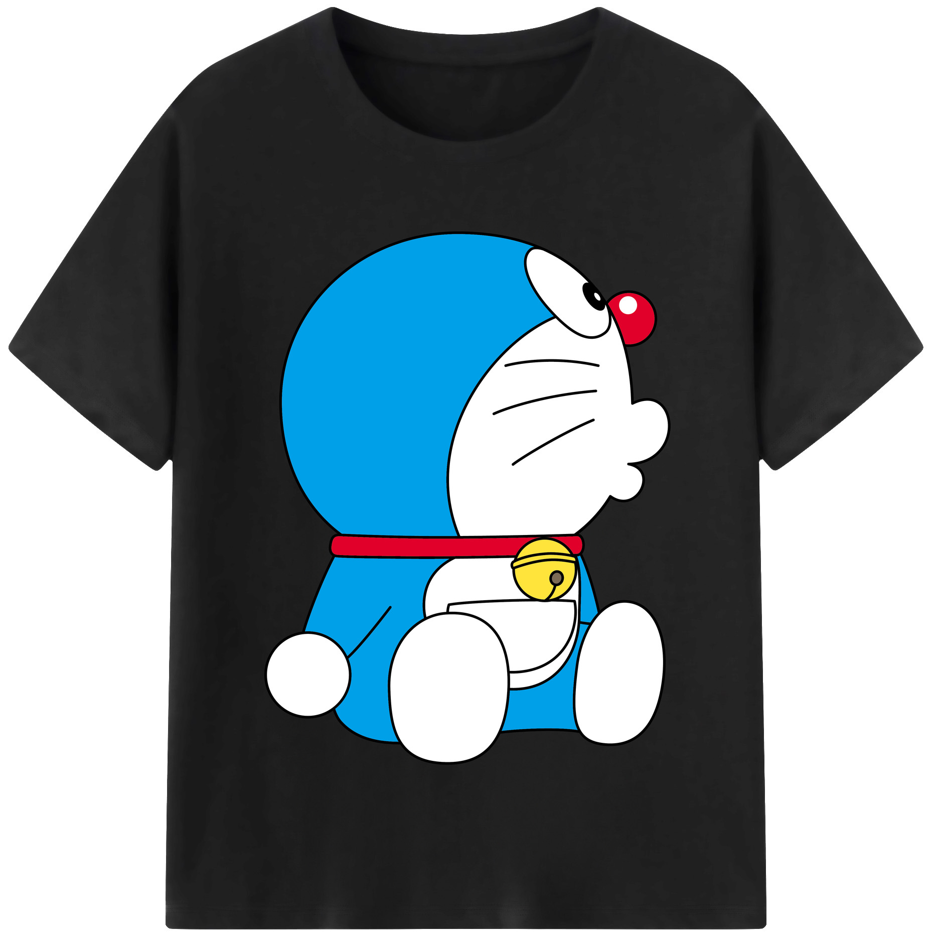 （画像用） ドラえもん Doraemon レディースカジュアルプリントTシャツ（綿100％）