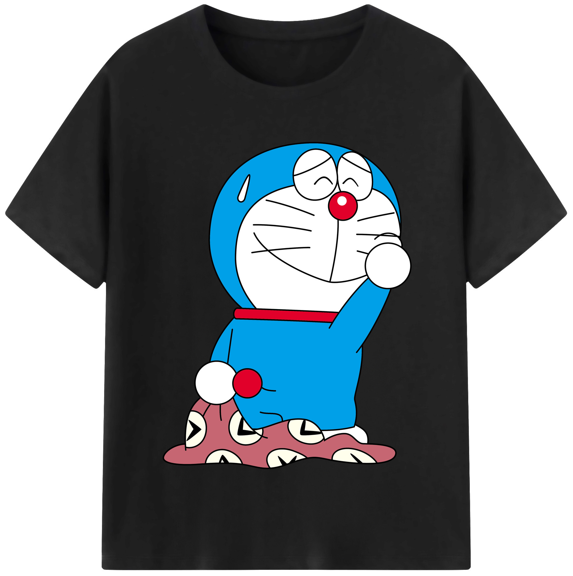 （画像用） ドラえもん Doraemon レディースカジュアルプリントTシャツ（綿100％）