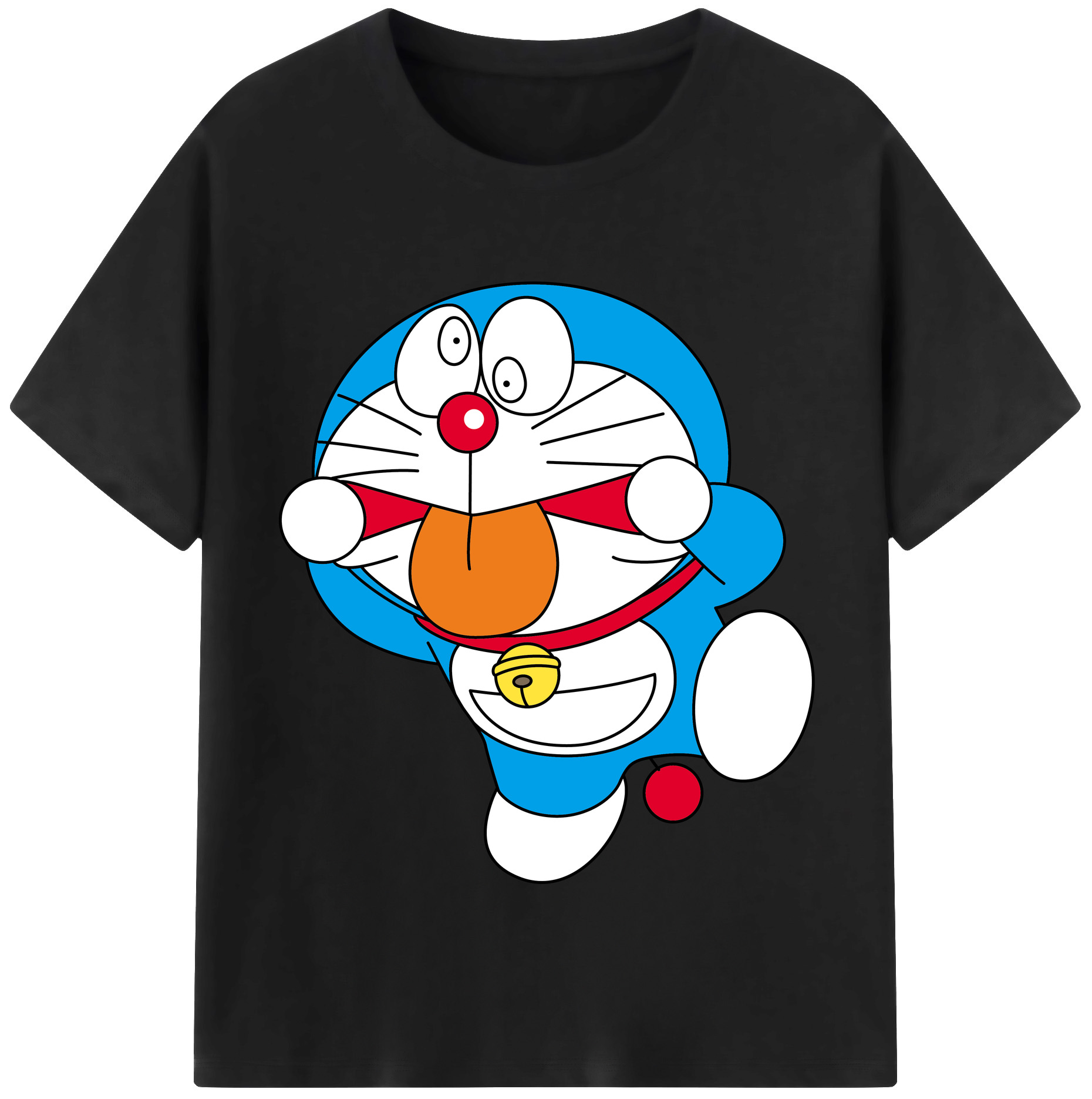 （画像用） ドラえもん Doraemon レディースカジュアルプリントTシャツ（綿100％）
