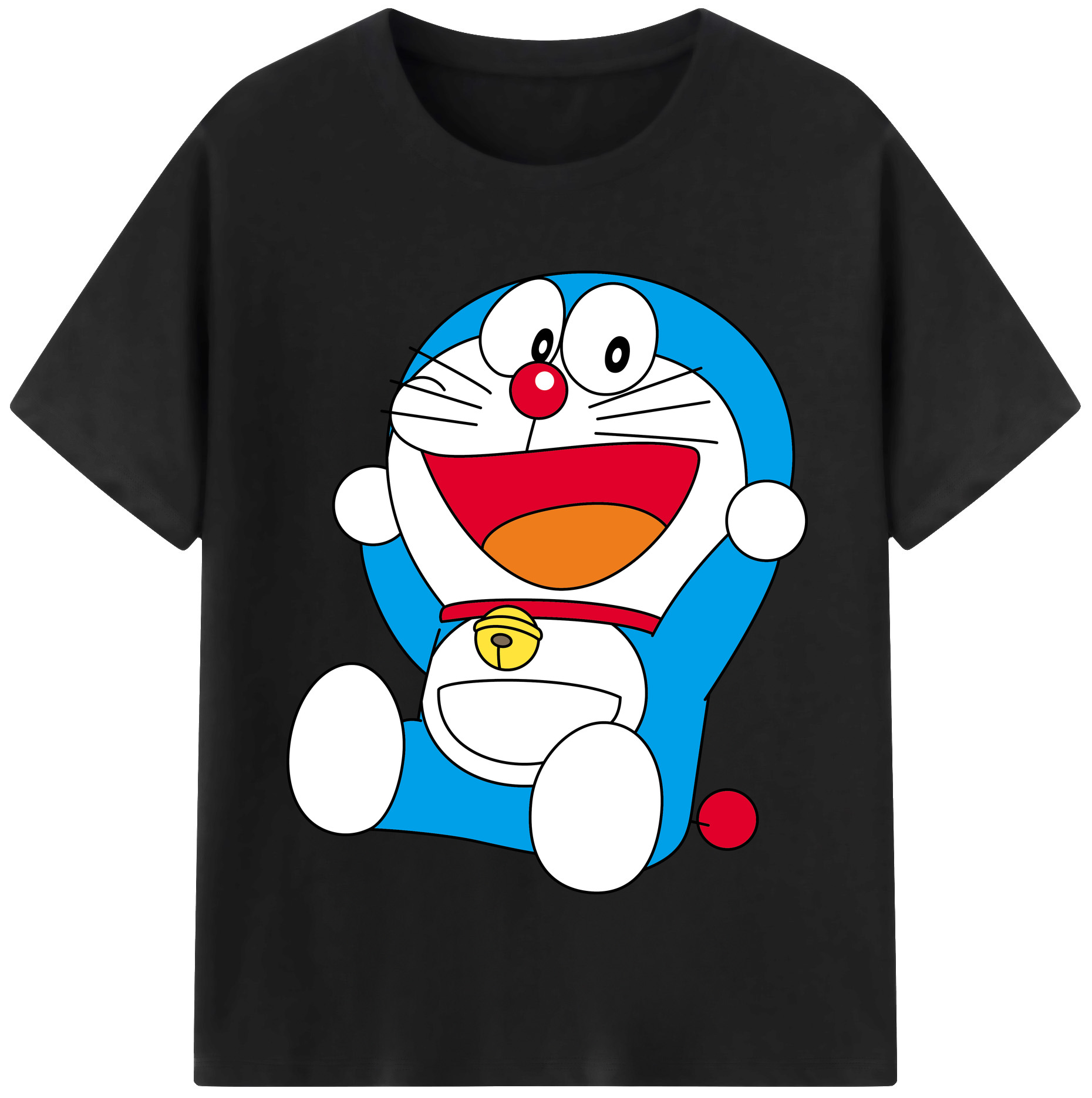 （画像用） ドラえもん Doraemon レディースカジュアルプリントTシャツ（綿100％）