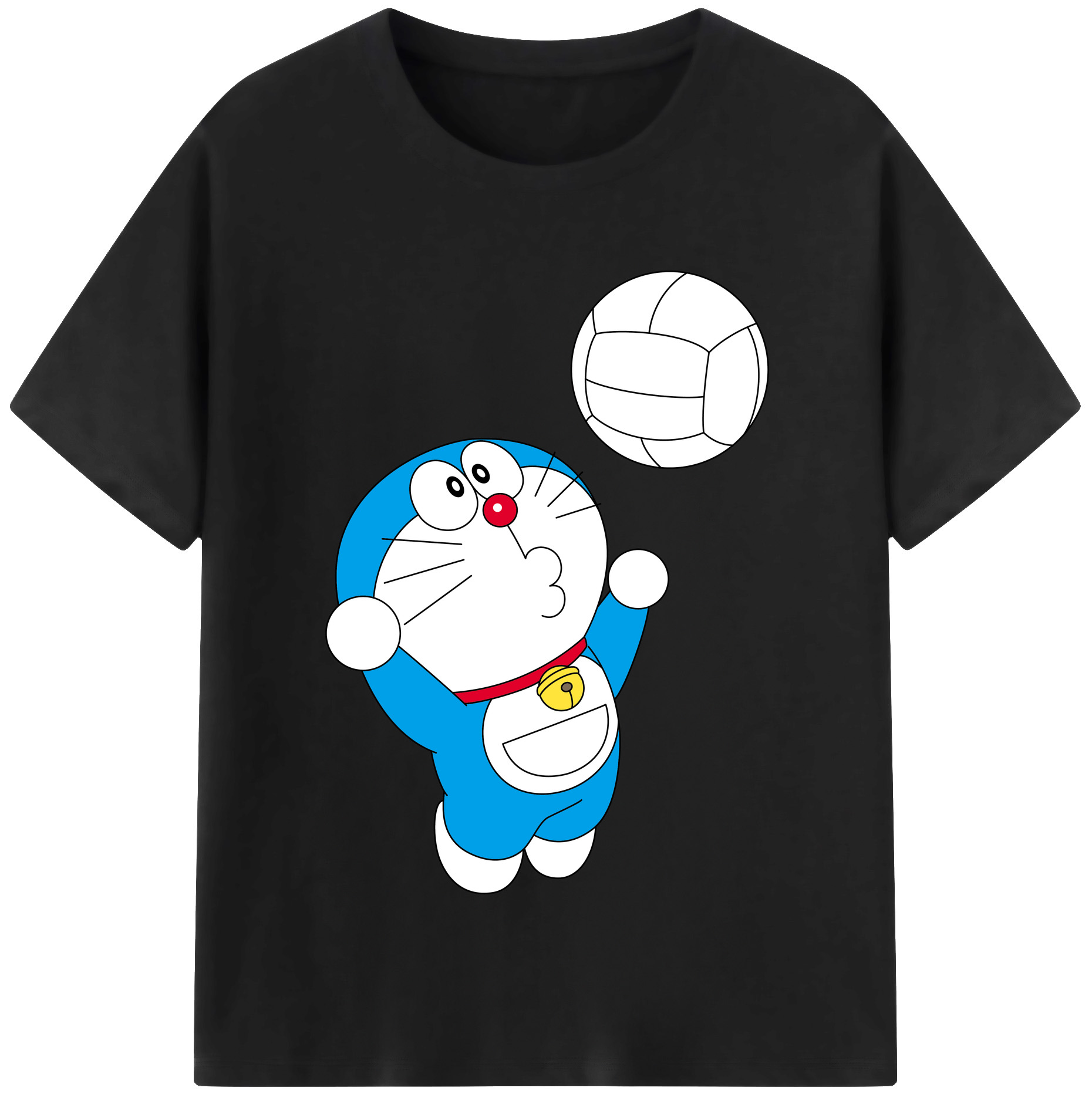 （画像用） ドラえもん Doraemon レディースカジュアルプリントTシャツ（綿100％）