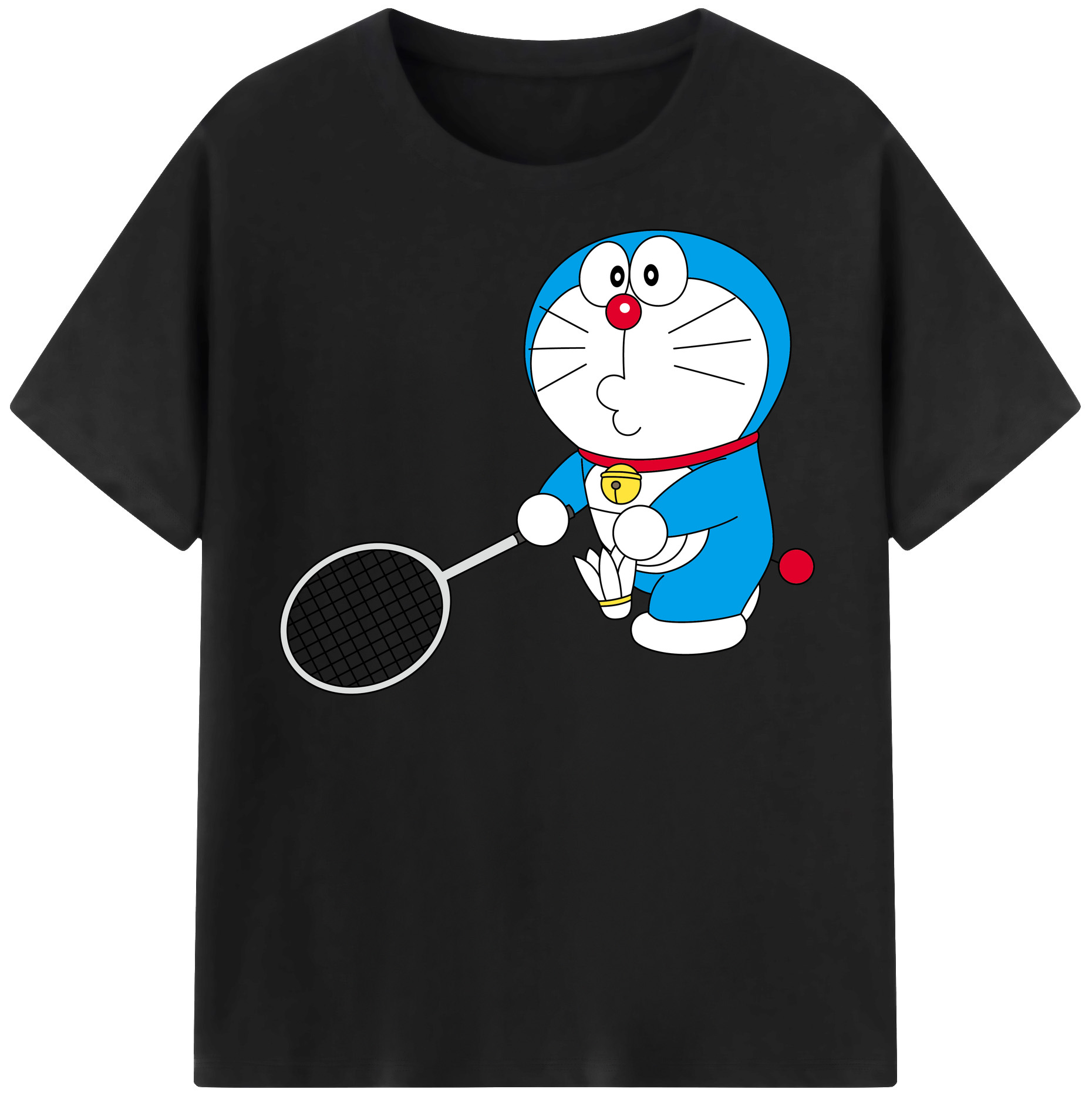 （画像用） ドラえもん Doraemon レディースカジュアルプリントTシャツ（綿100％）