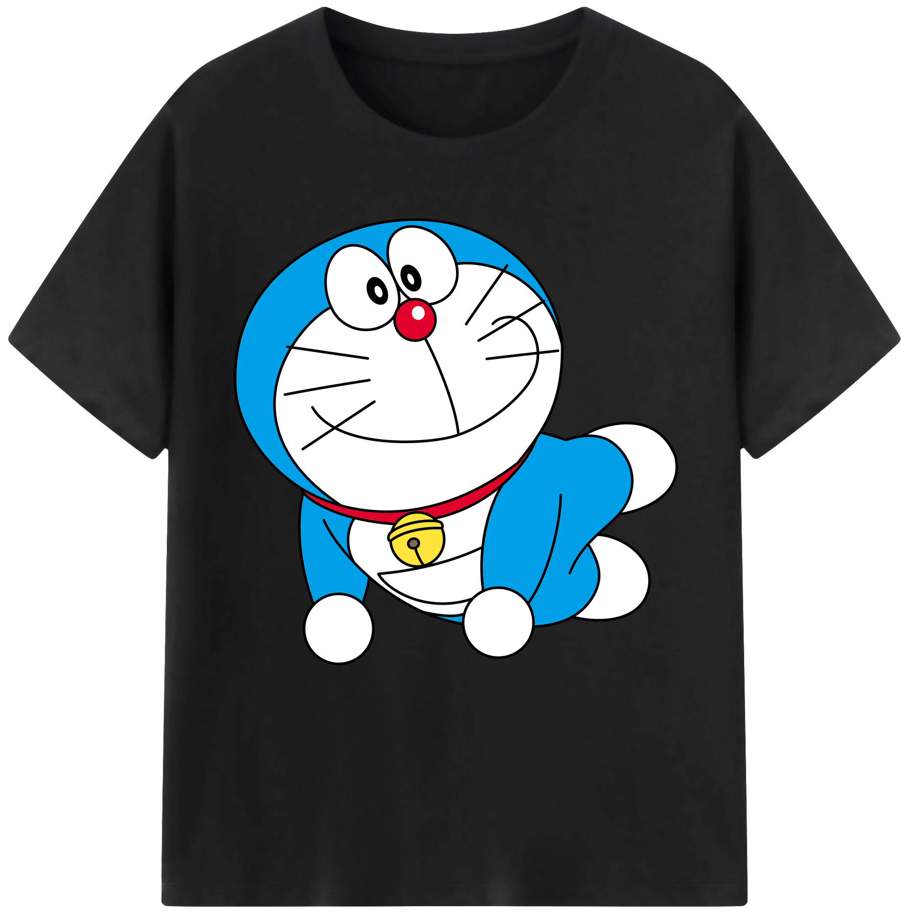 （画像用） ドラえもん Doraemon レディースカジュアルプリントTシャツ（綿100％）