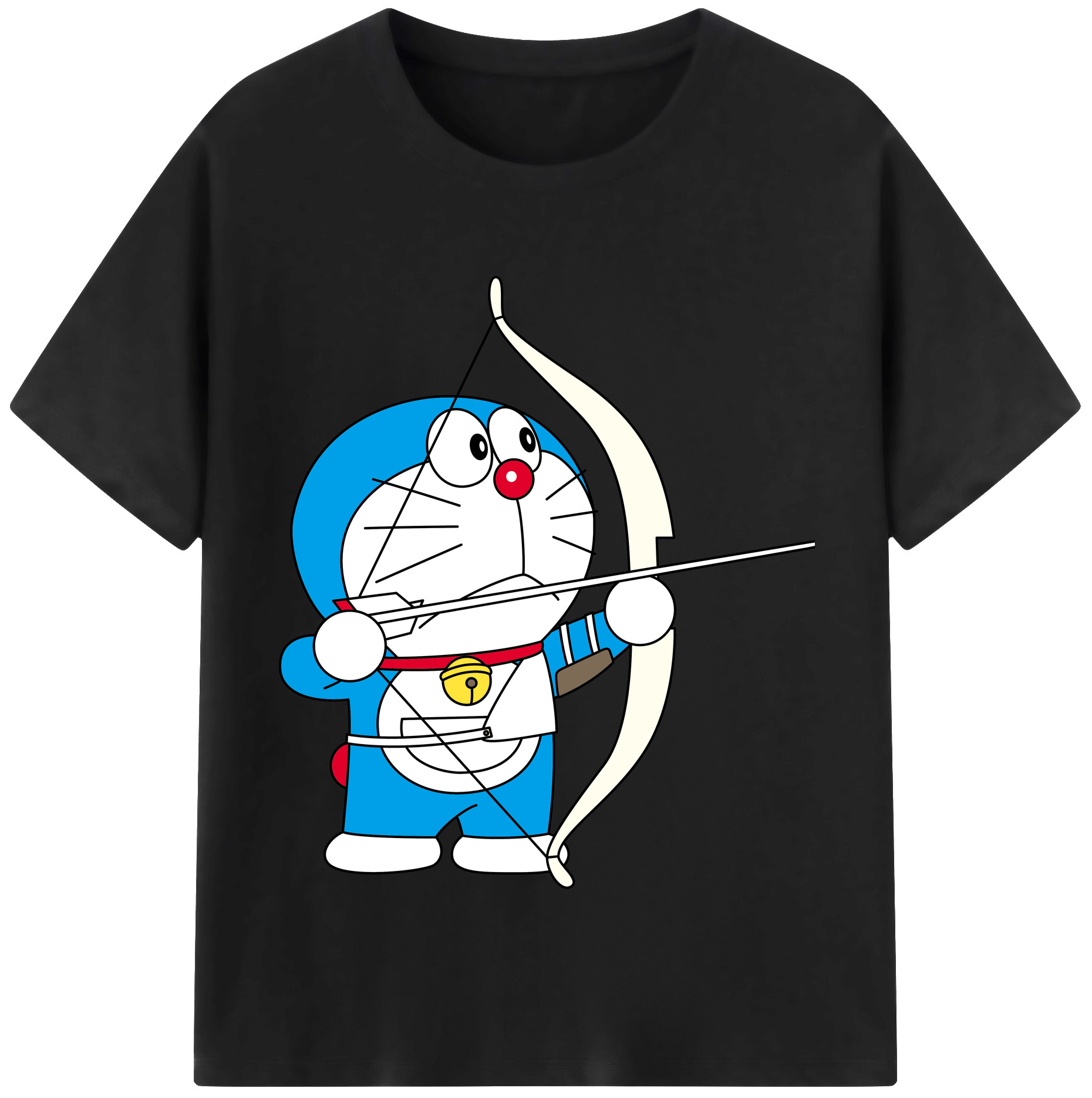 （画像用） ドラえもん Doraemon レディースカジュアルプリントTシャツ（綿100％）