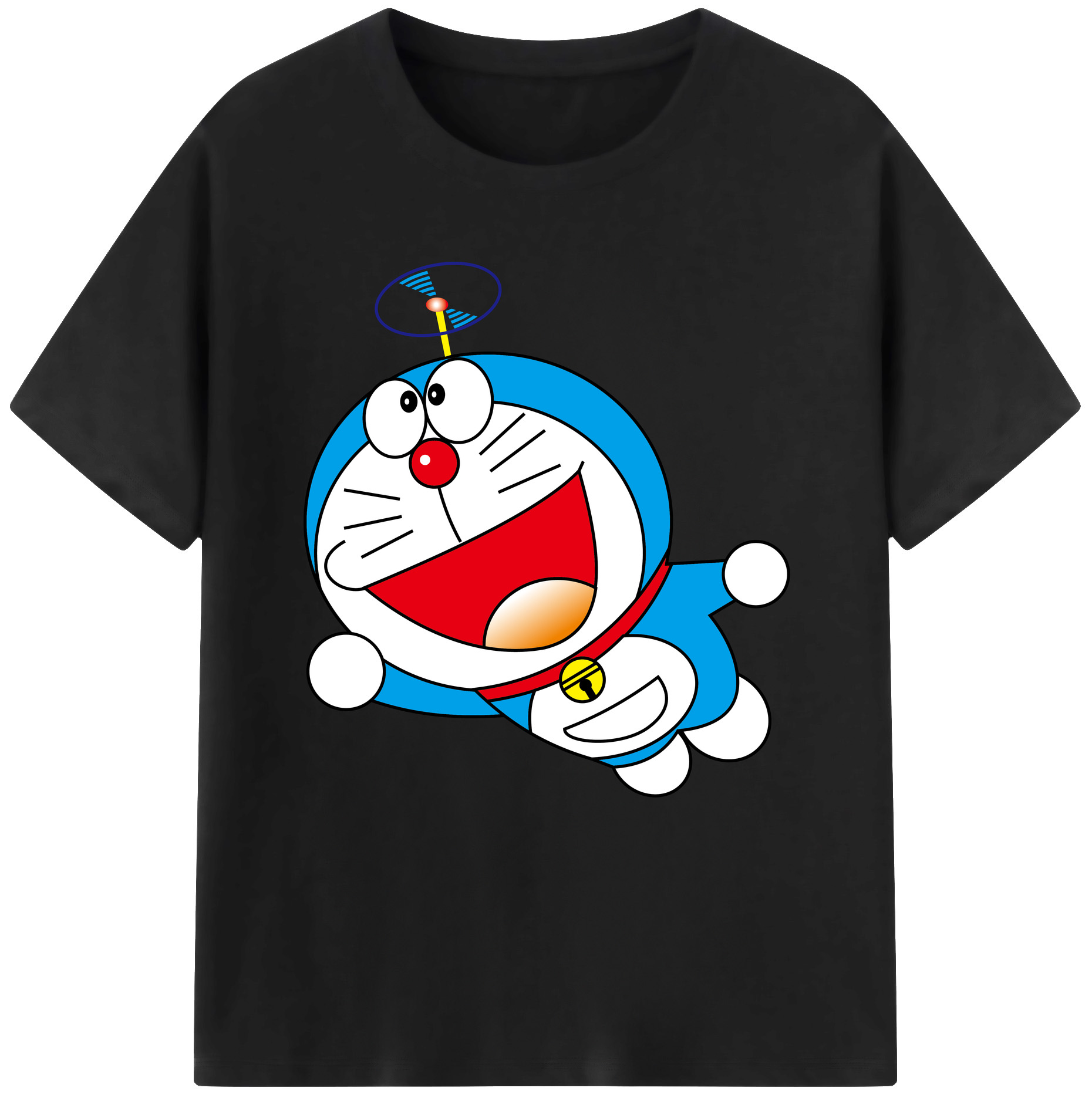 （画像用） ドラえもん Doraemon レディースカジュアルプリントTシャツ（綿100％）