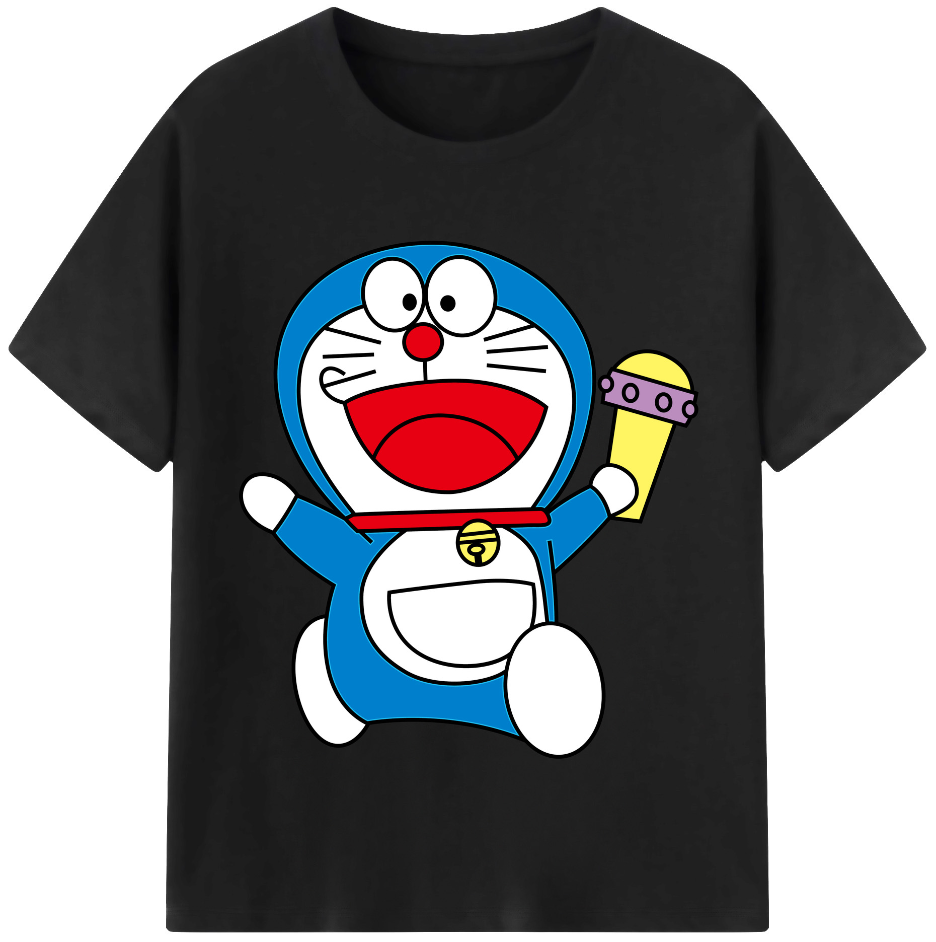 （画像用） ドラえもん Doraemon レディースカジュアルプリントTシャツ（綿100％）