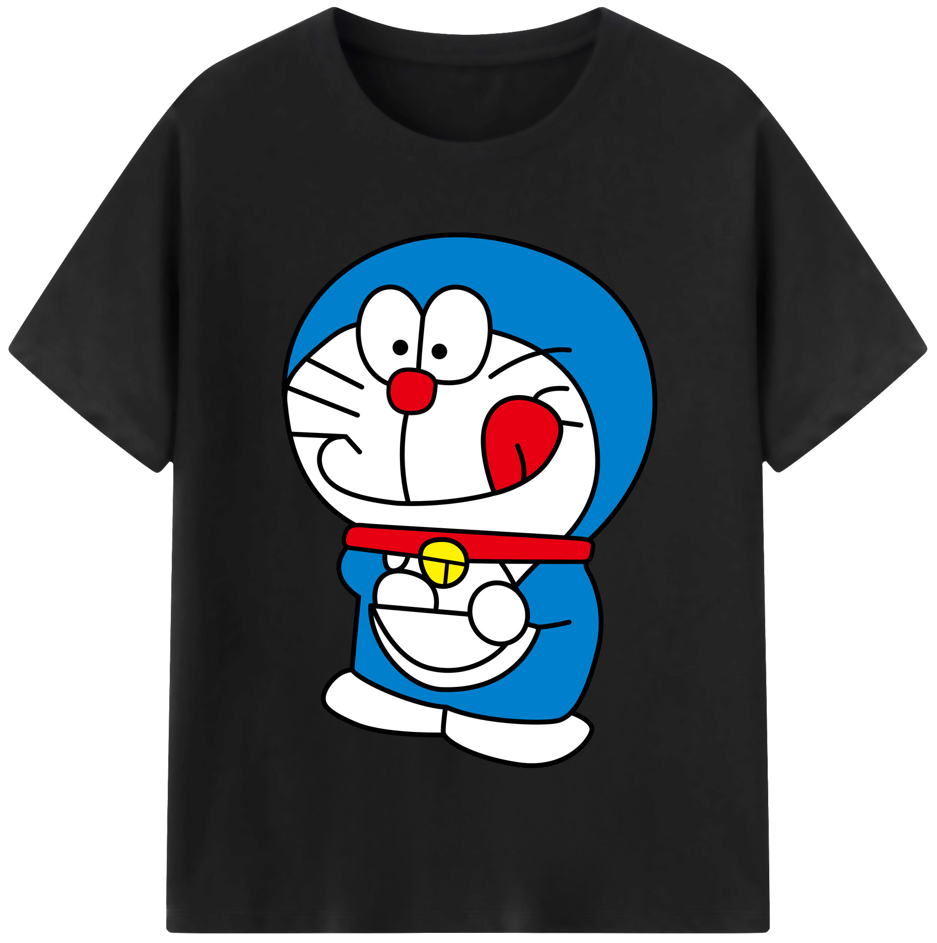 （画像用） ドラえもん Doraemon レディースカジュアルプリントTシャツ（綿100％）