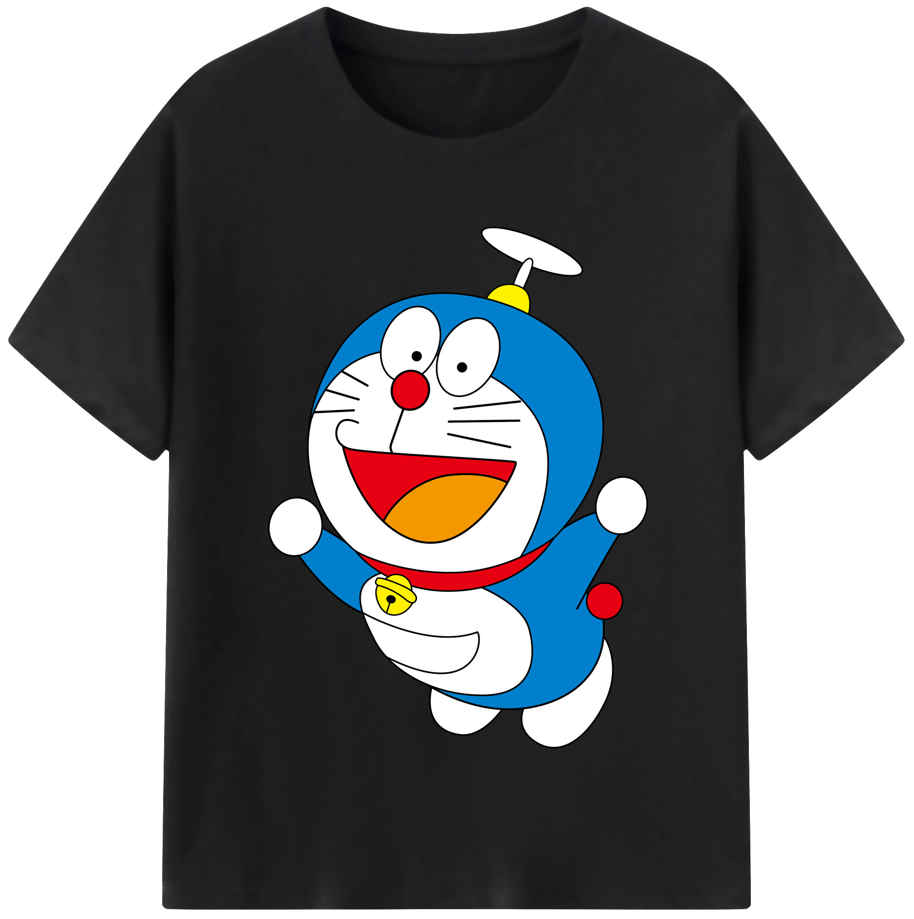 （画像用） ドラえもん Doraemon レディースカジュアルプリントTシャツ（綿100％）
