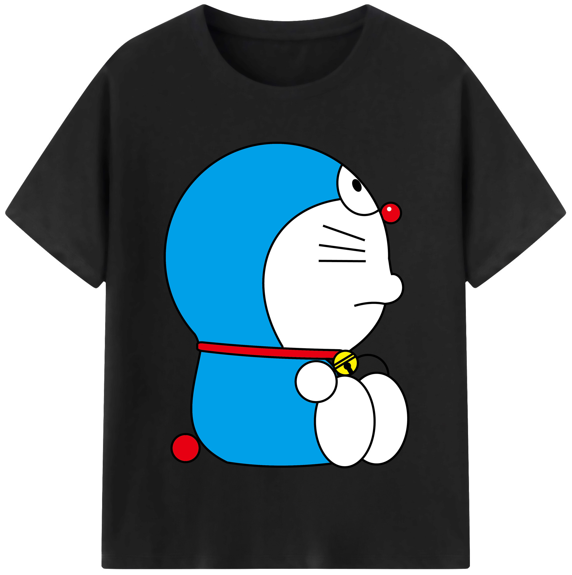 （画像用） ドラえもん Doraemon レディースカジュアルプリントTシャツ（綿100％）