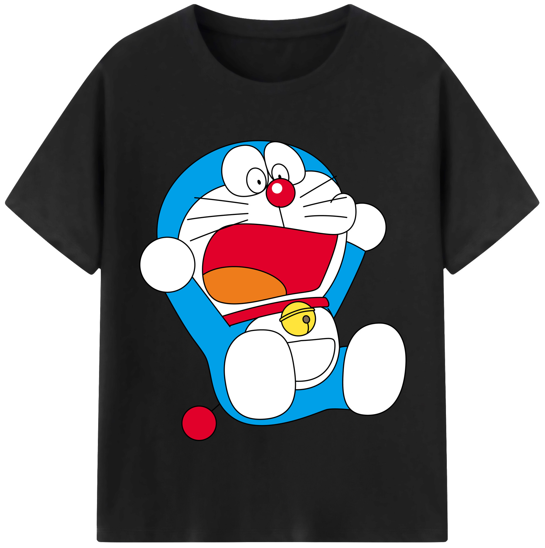 （画像用） ドラえもん Doraemon レディースカジュアルプリントTシャツ（綿100％）