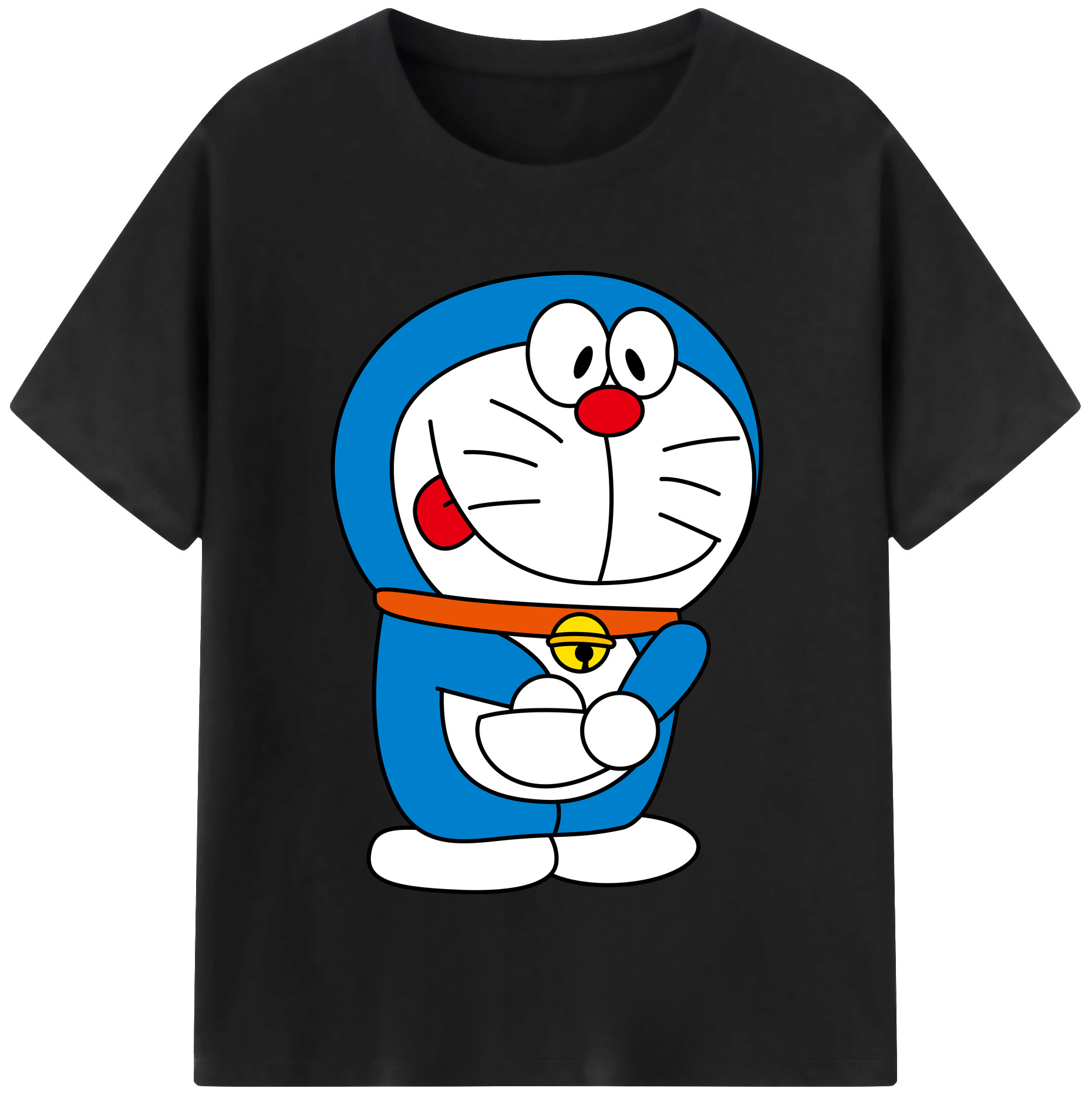 （画像用） ドラえもん Doraemon レディースカジュアルプリントTシャツ（綿100％）