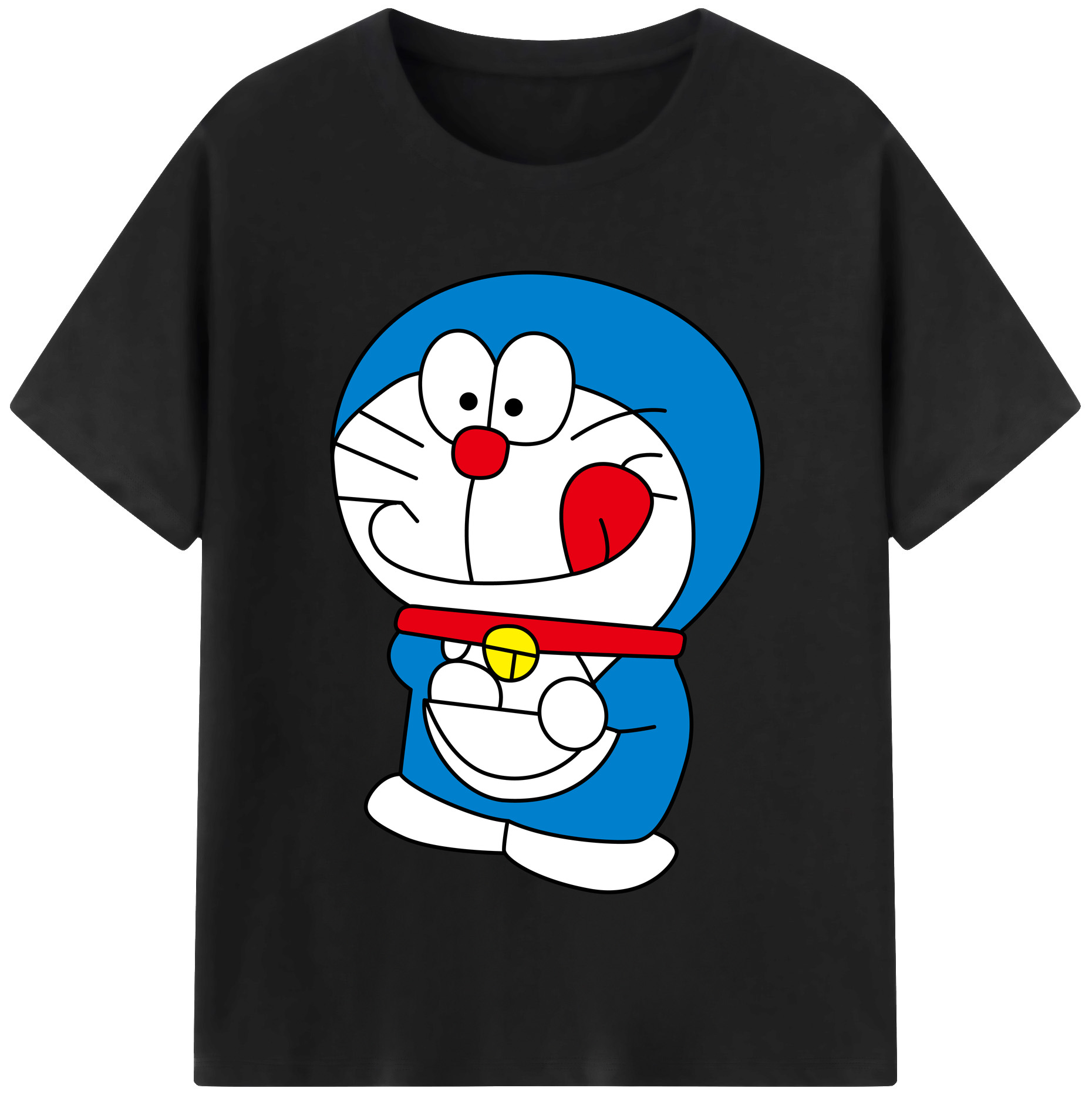（画像用） ドラえもん Doraemon レディースカジュアルプリントTシャツ（綿100％）