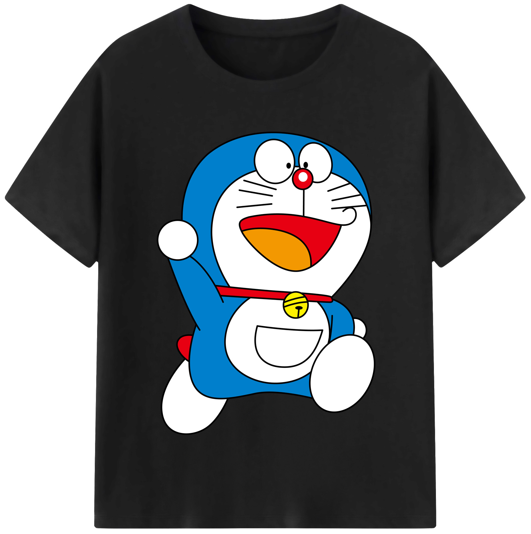 （画像用） ドラえもん Doraemon レディースカジュアルプリントTシャツ（綿100％）