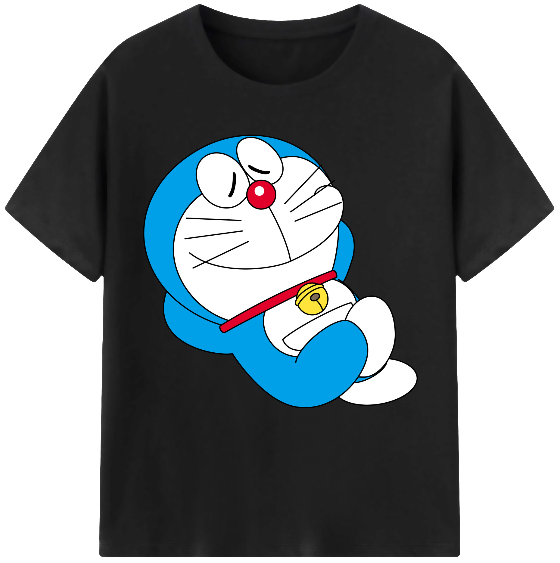 （画像用） ドラえもん Doraemon レディースカジュアルプリントTシャツ（綿100％）
