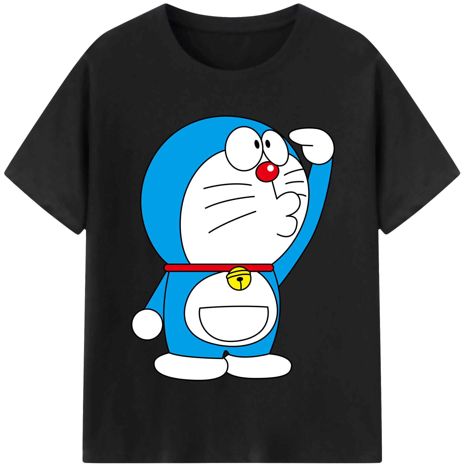 （画像用） ドラえもん Doraemon レディースカジュアルプリントTシャツ（綿100％）