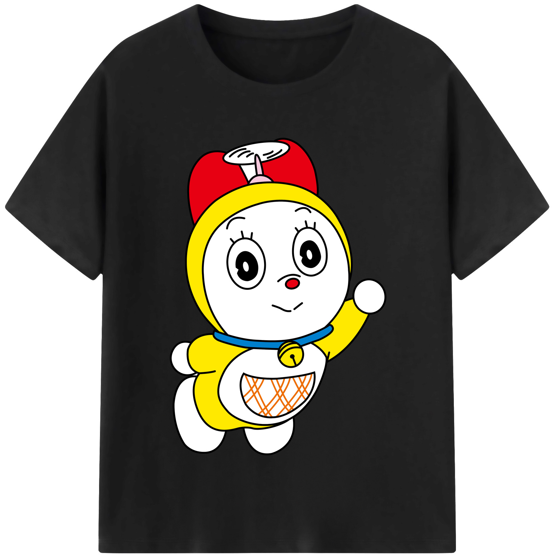 （画像用） ドラえもん ドラミ Doraemon Dorami レディースカジュアルプリントTシャツ（綿100％）