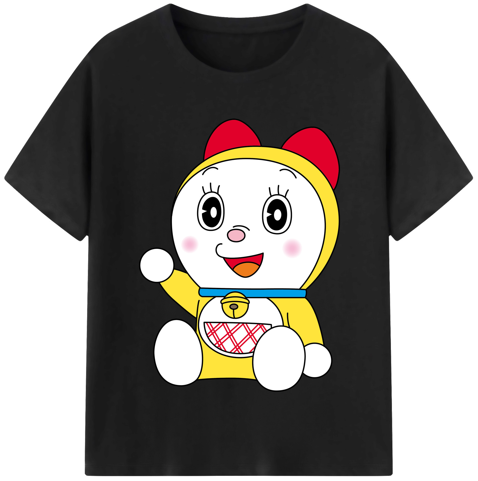 （画像用） ドラえもん ドラミ Doraemon Dorami レディースカジュアルプリントTシャツ（綿100％）