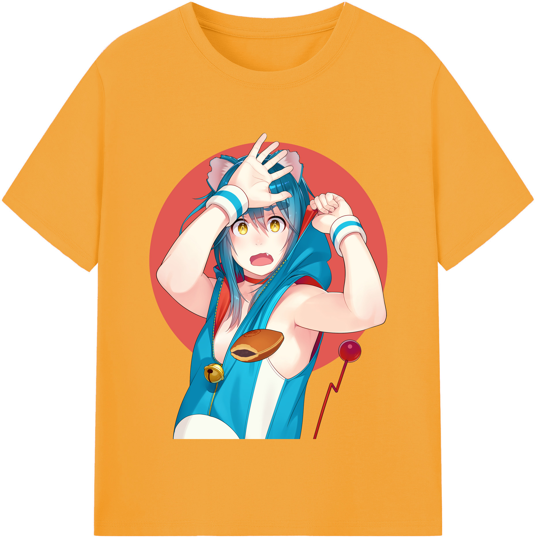 （画像用） ドラえもん Doraemon レディースカジュアルプリントTシャツ（綿100％）