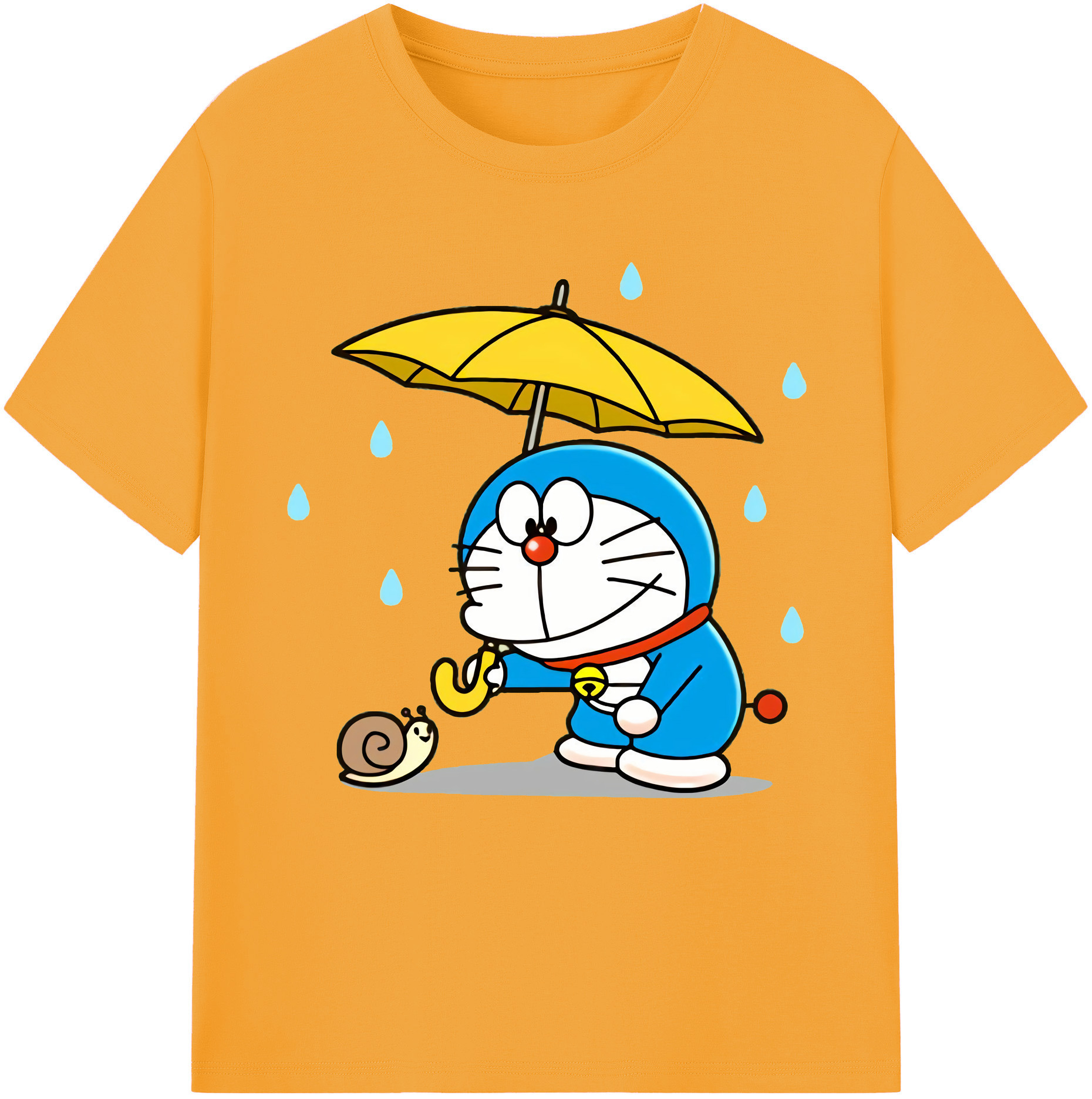 （画像用） ドラえもん Doraemon レディースカジュアルプリントTシャツ（綿100％）